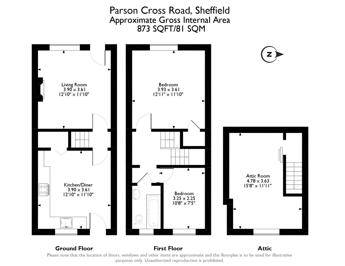 3 bed end terrace house for sale in Parson Cross Road, Sheffield S6