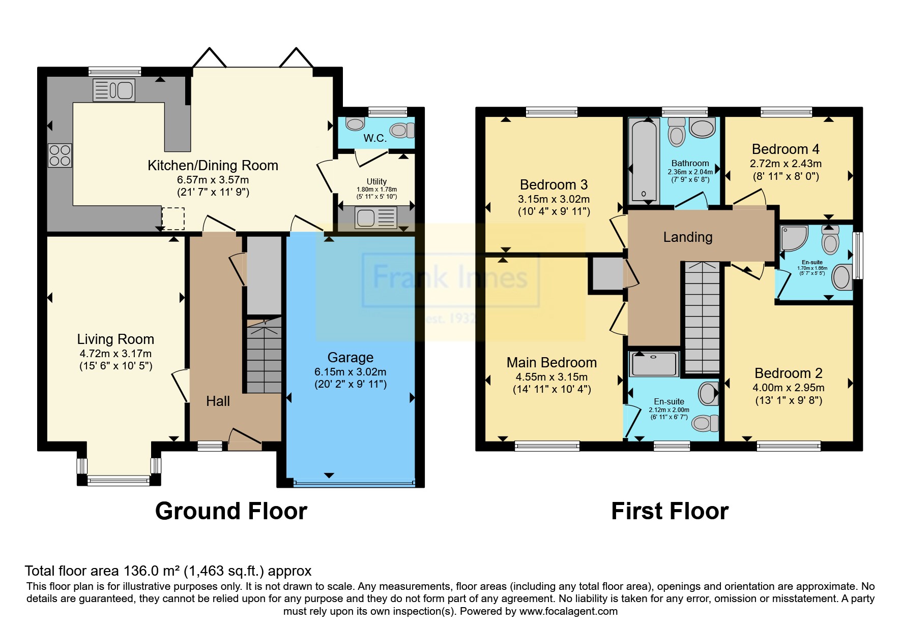 59, Caldwell Road, Swadlincote floorplan