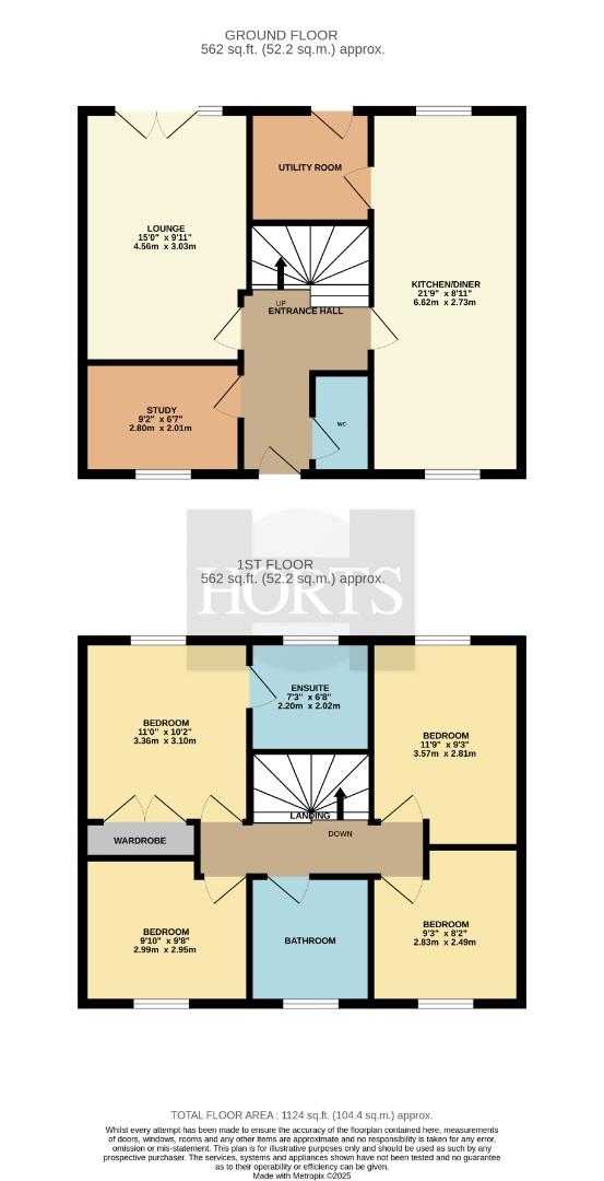 23, Glebe Road, Northampton floorplan