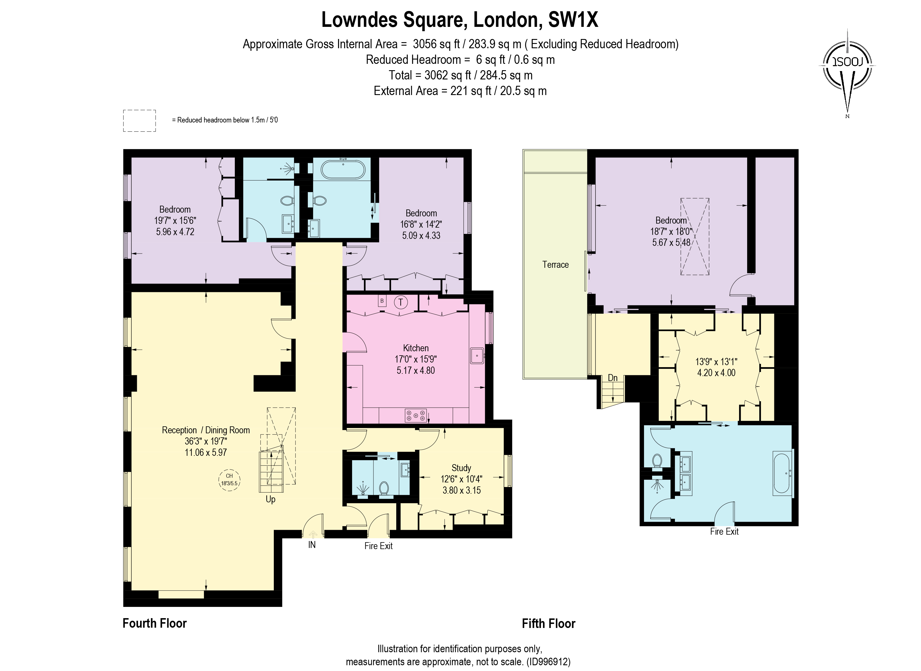Lowndes Square, London floorplan