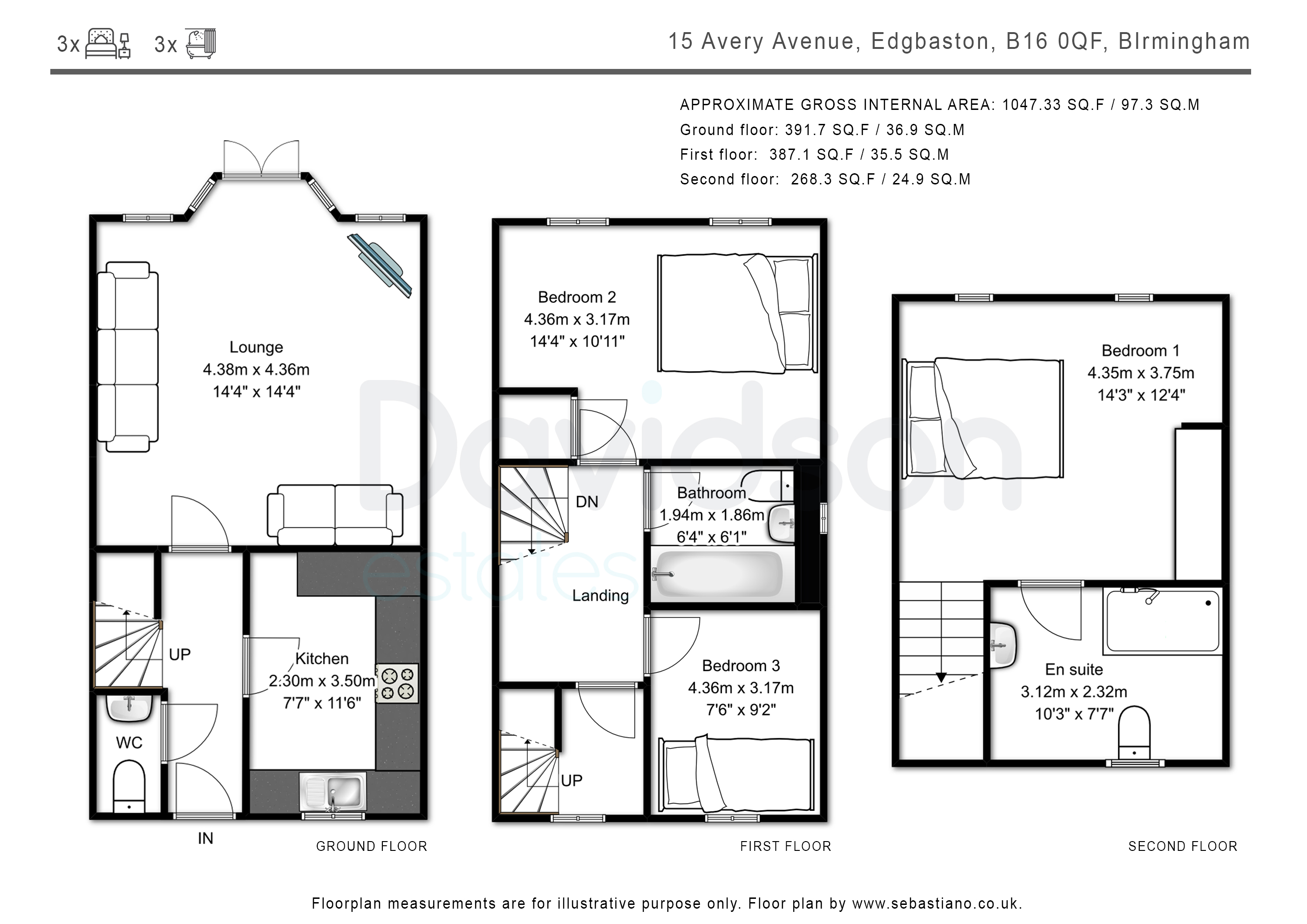 3 Bedrooms Semi-detached house to rent in Avery Fields, Edgbaston B16