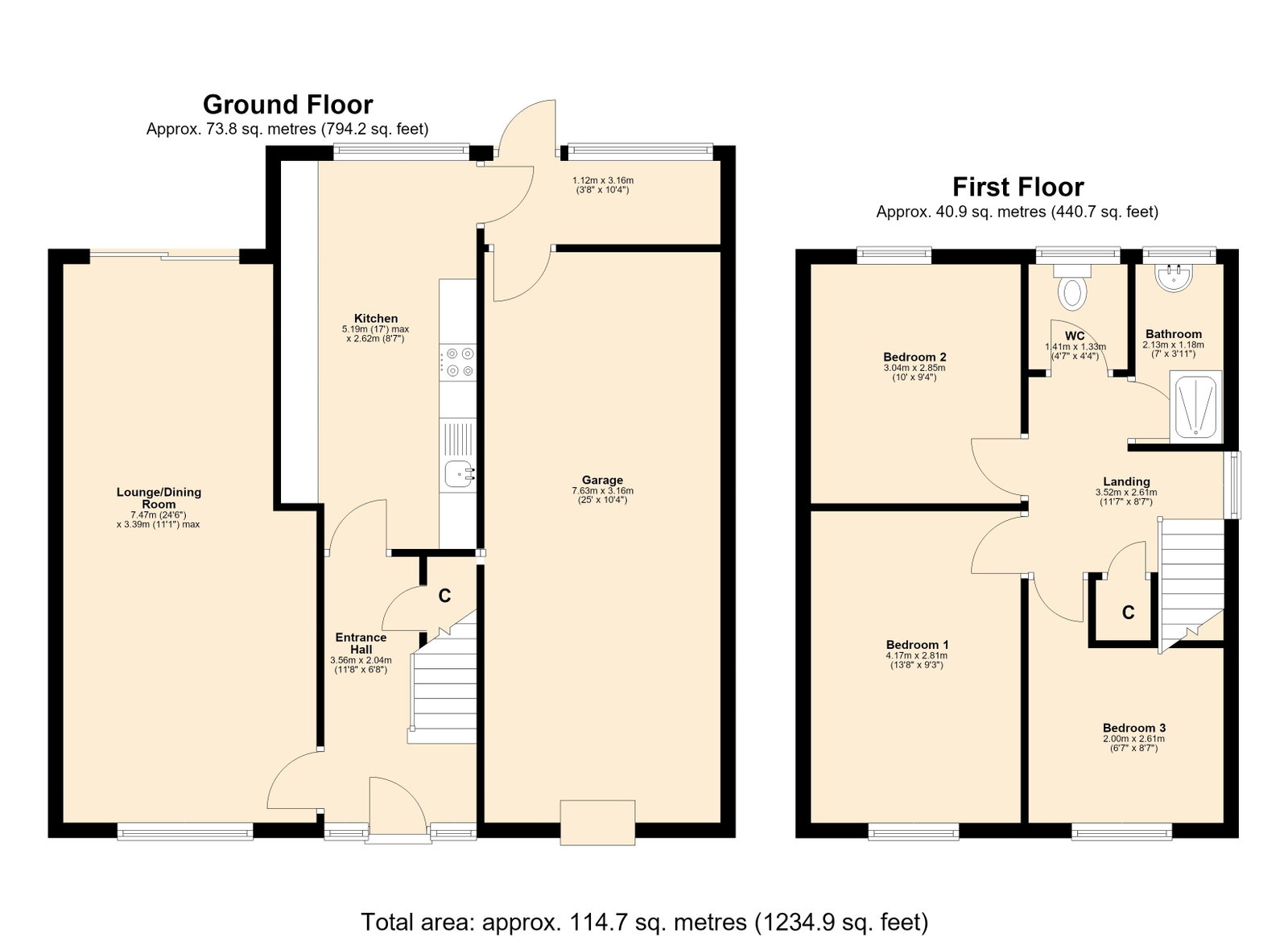 2, Appleton Road, Skelmersdale floorplan