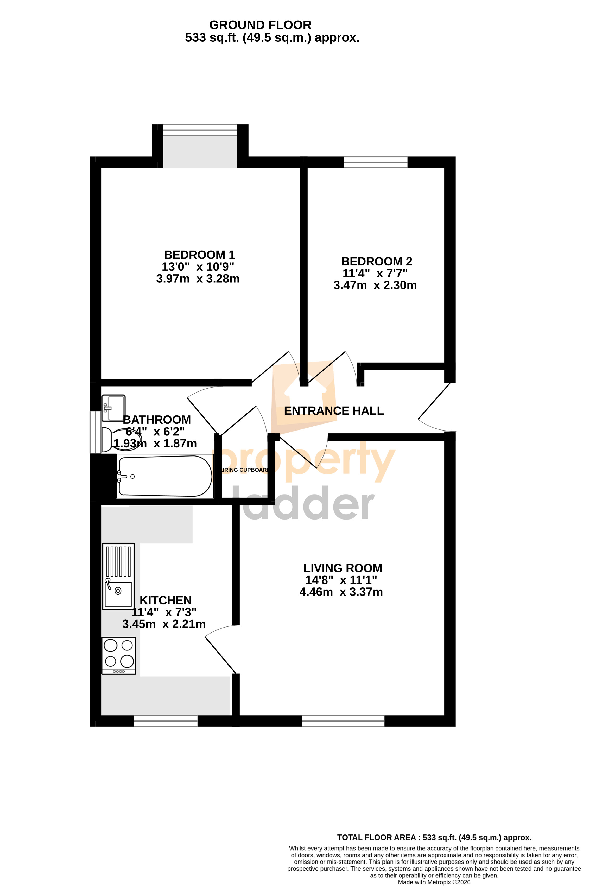 23, Horsford Street, Norwich floorplan