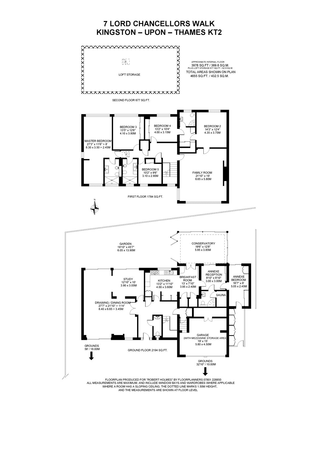 6 Bedrooms Detached house for sale in Lord Chancellor Walk, Coombe Lane West KT2