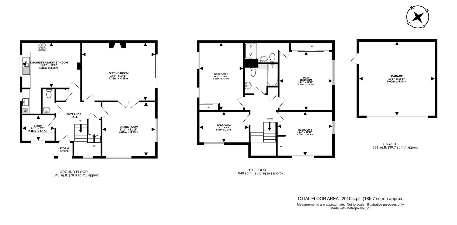 1, Croffets, Tadworth floorplan