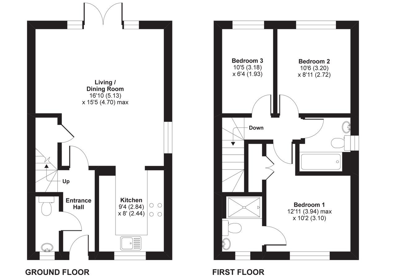 32, Shackleton Gardens, Flitwick floorplan