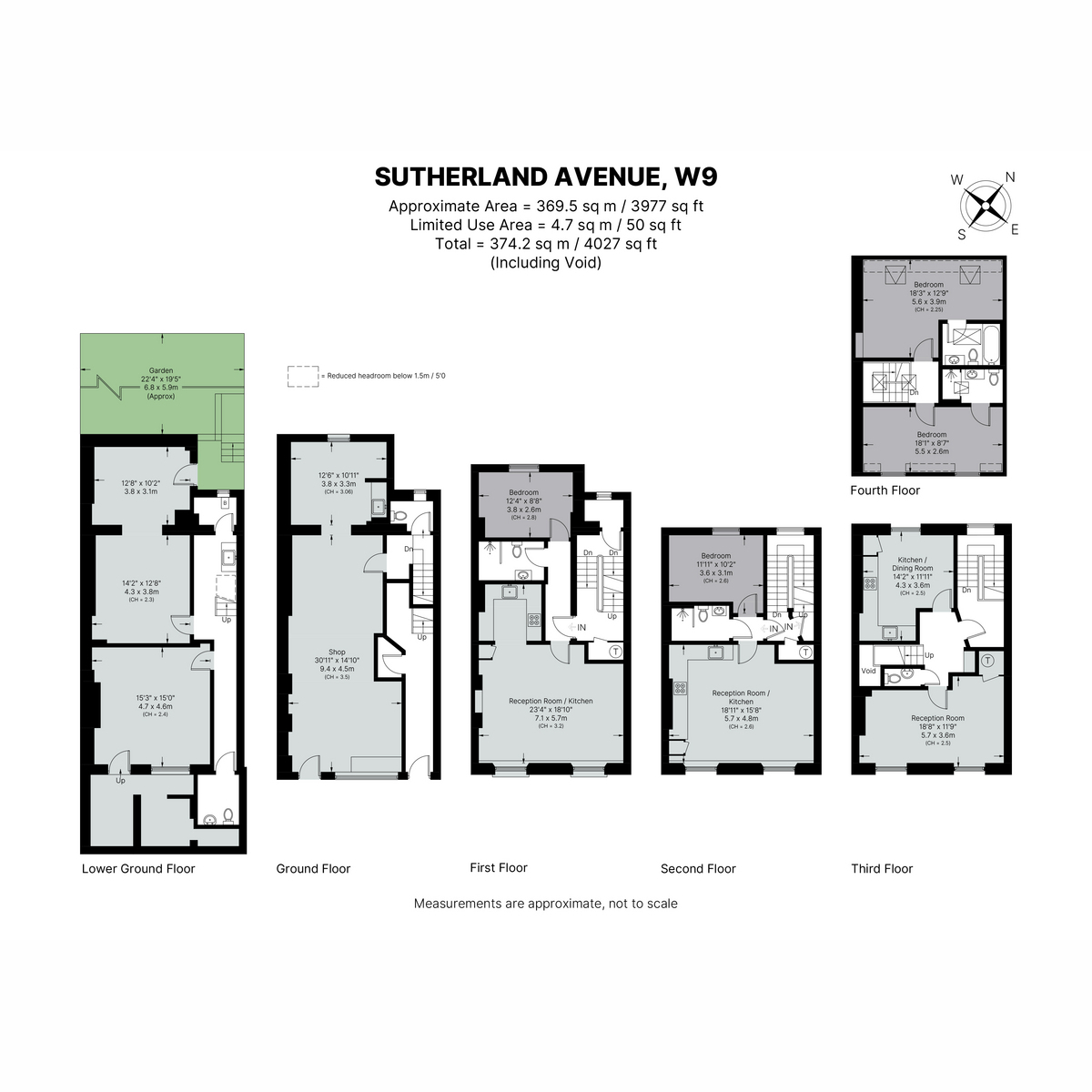Sutherland Avenue, London floorplan
