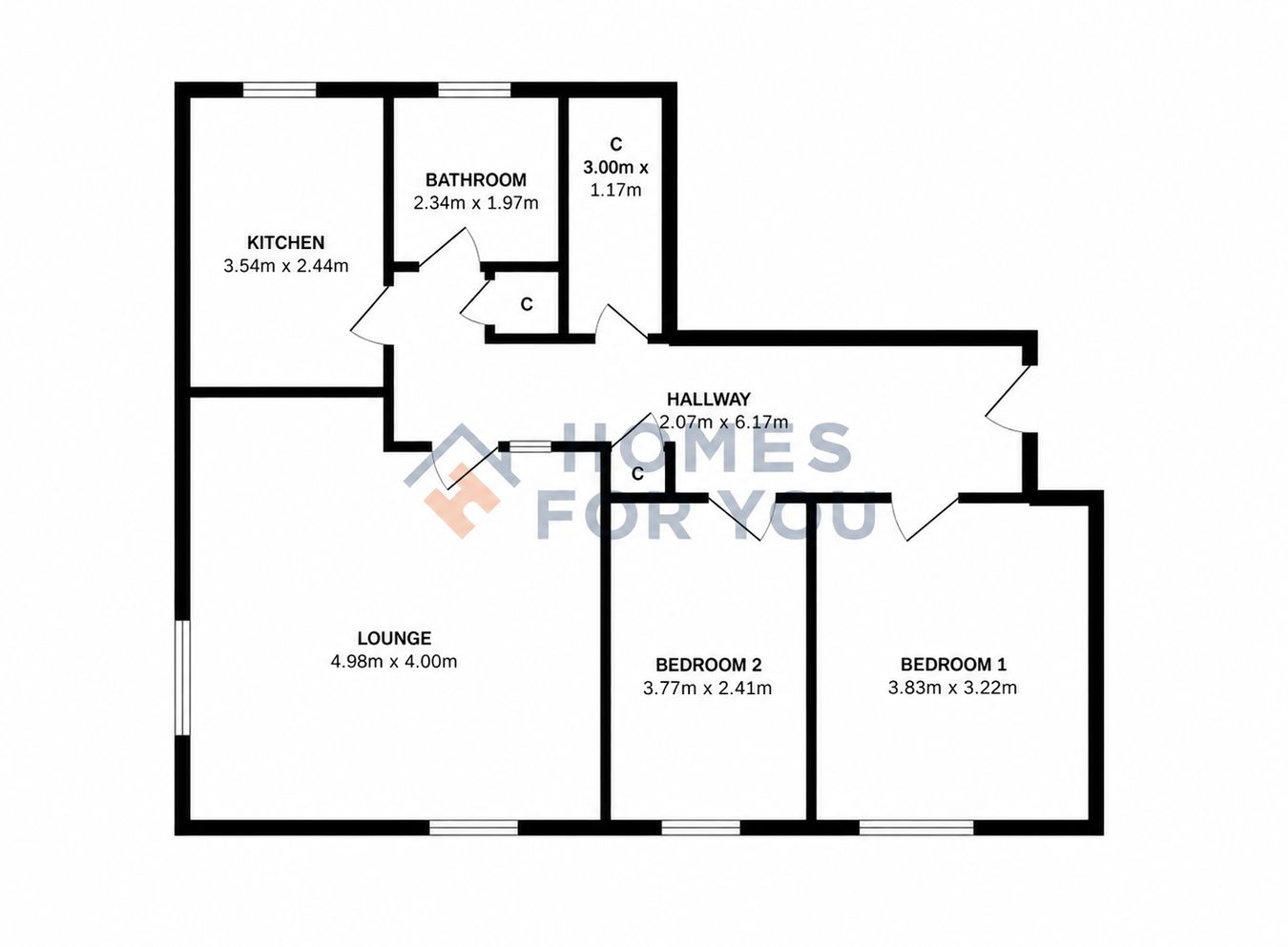 19, Gordon Place, Falkirk floorplan