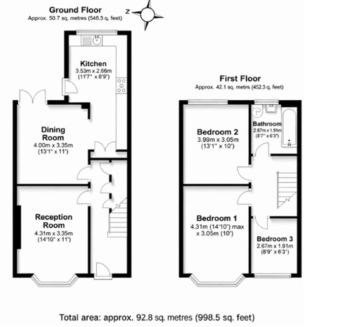 19, Whitby Road, Bristol floorplan