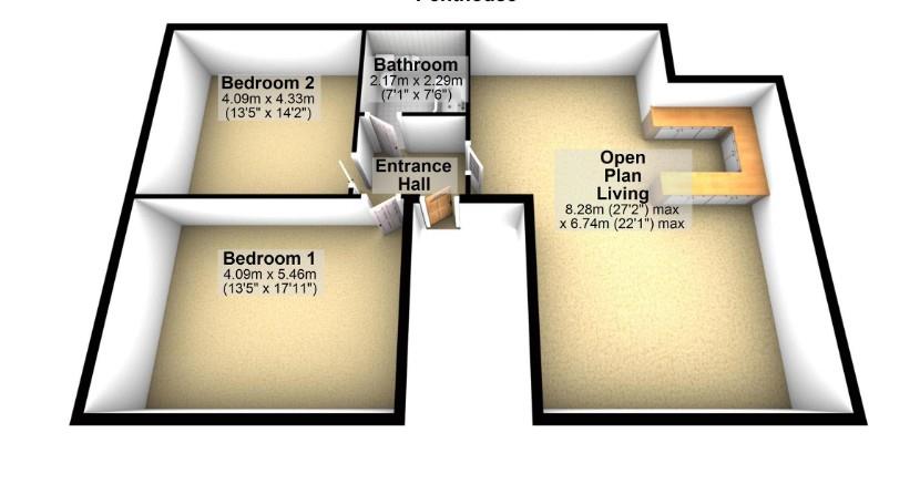 7 Manley Park, Guest Street, Leigh floorplan