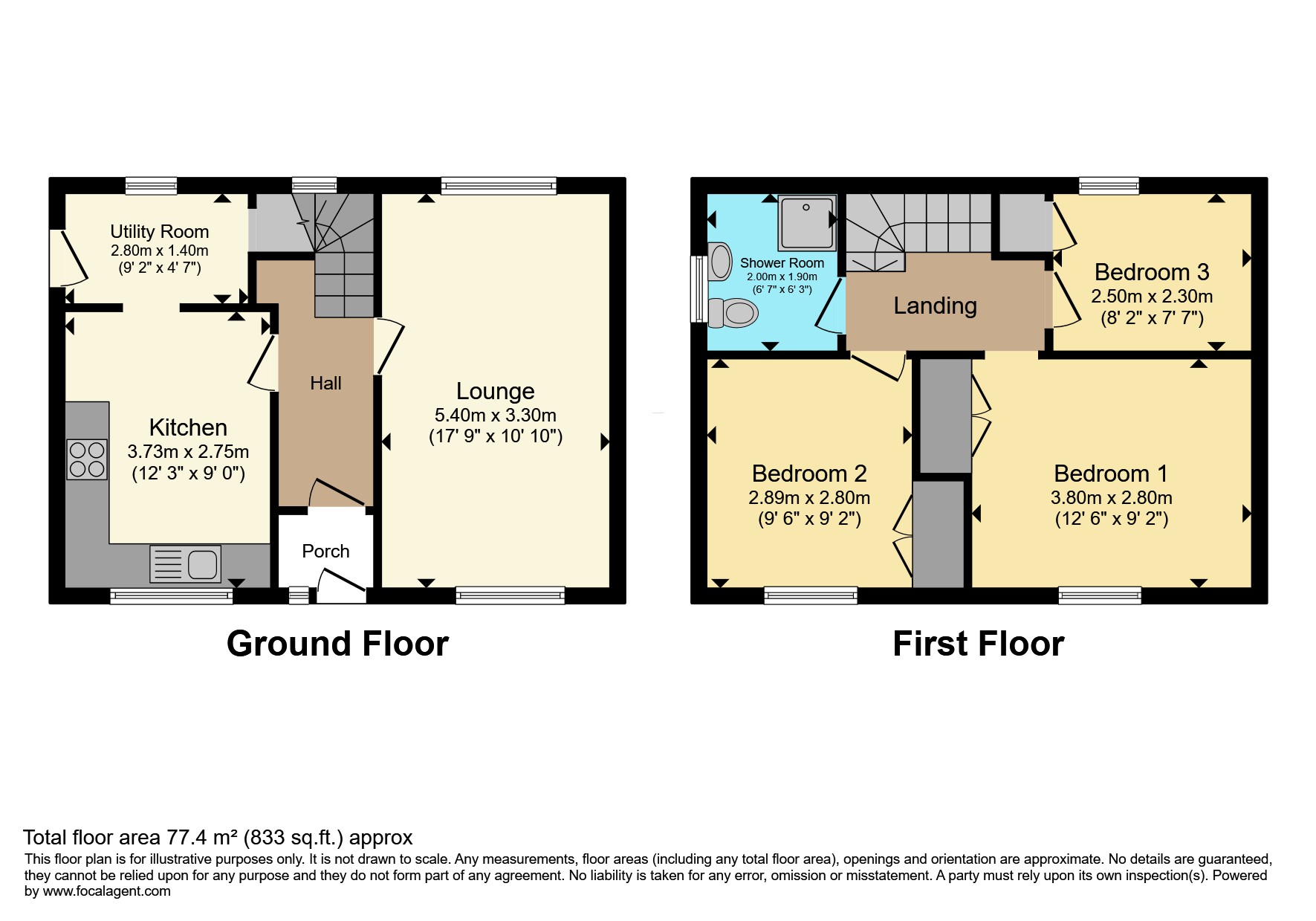 5, Birchwood Brae, Inverness floorplan
