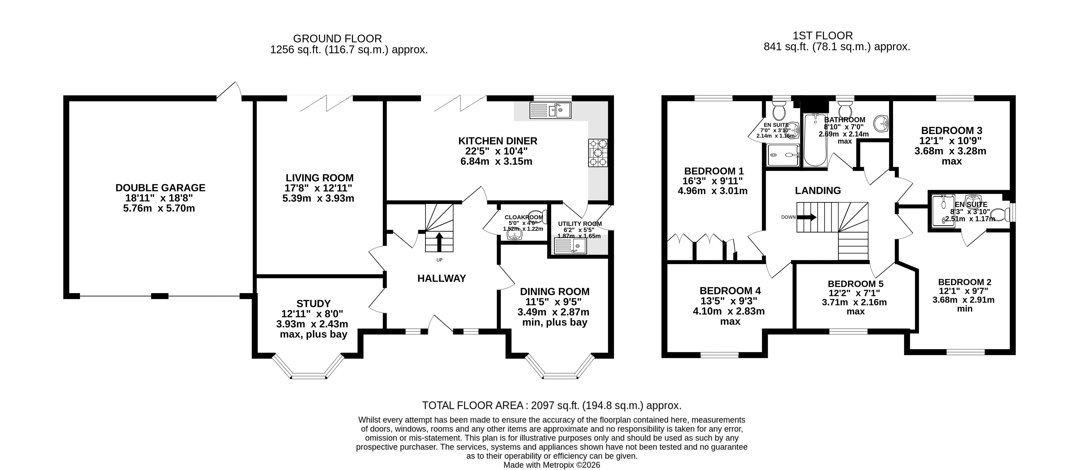 5, Jutland Way, Exeter floorplan