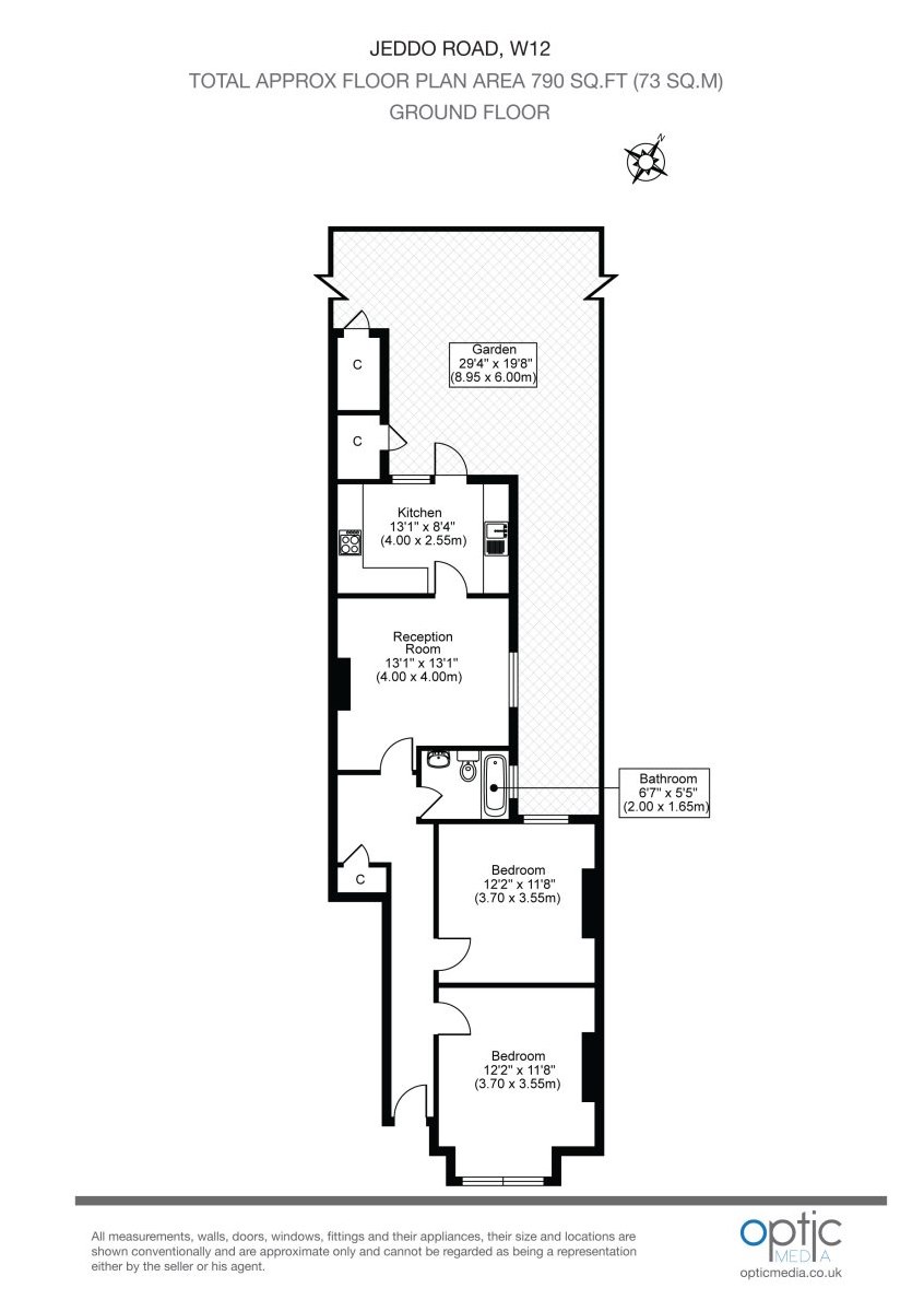 2 Bedrooms Flat to rent in Jeddo Road, White City W12