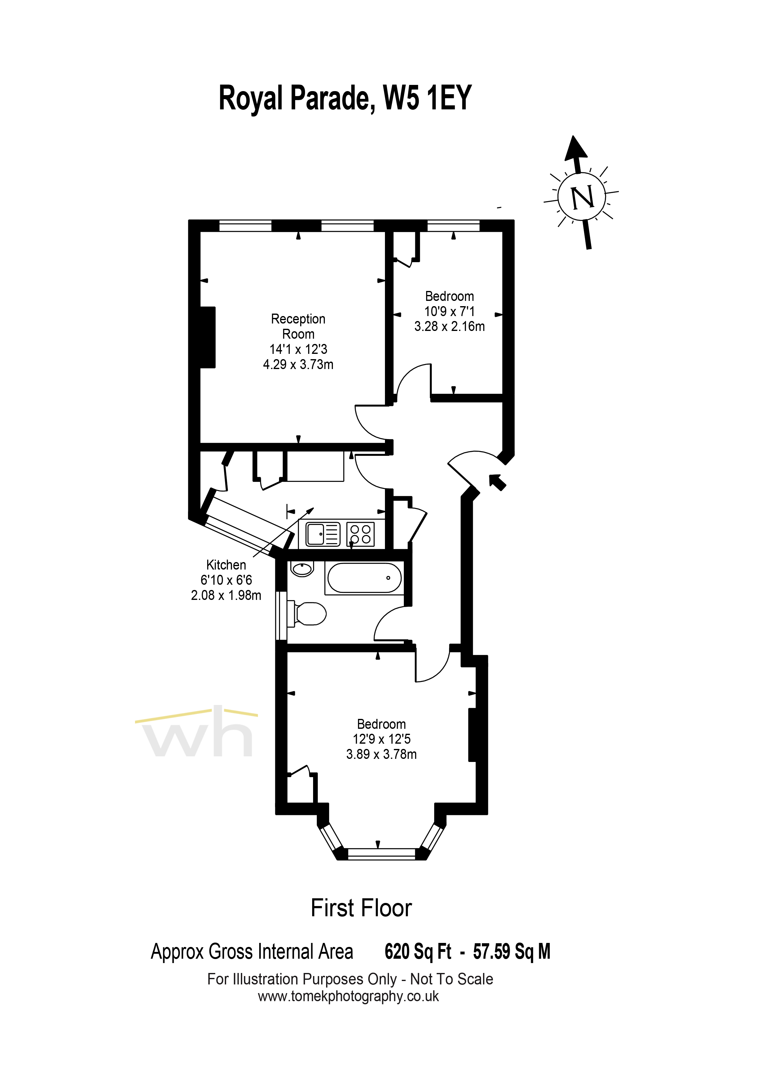 2 Bedrooms Flat to rent in Royal Parade, Hanger Lane W5