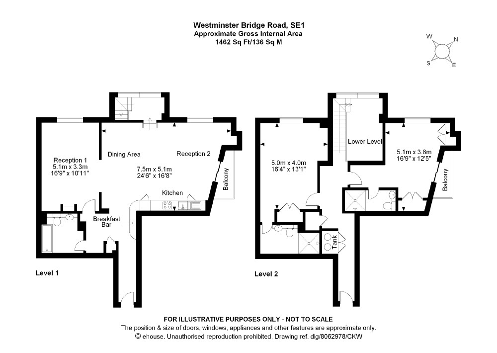 3 Bedrooms Flat to rent in Perspective Building, 100 Westminster Bridge Road, Waterloo, London SE1