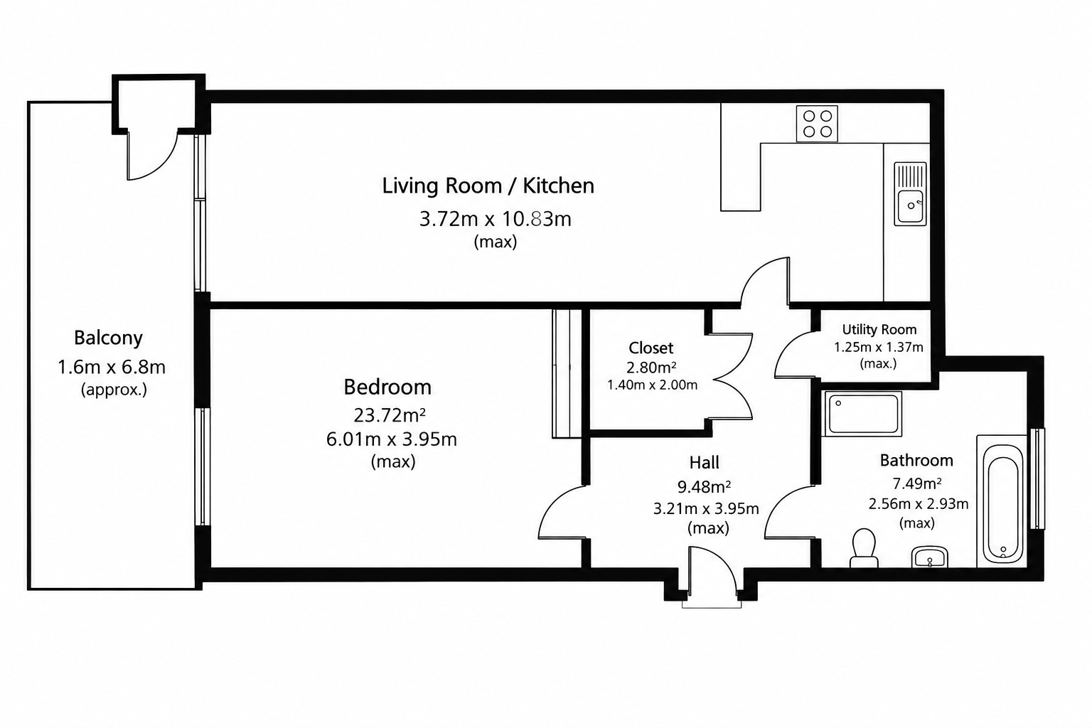 3 Arthur Court, Greenford floorplan