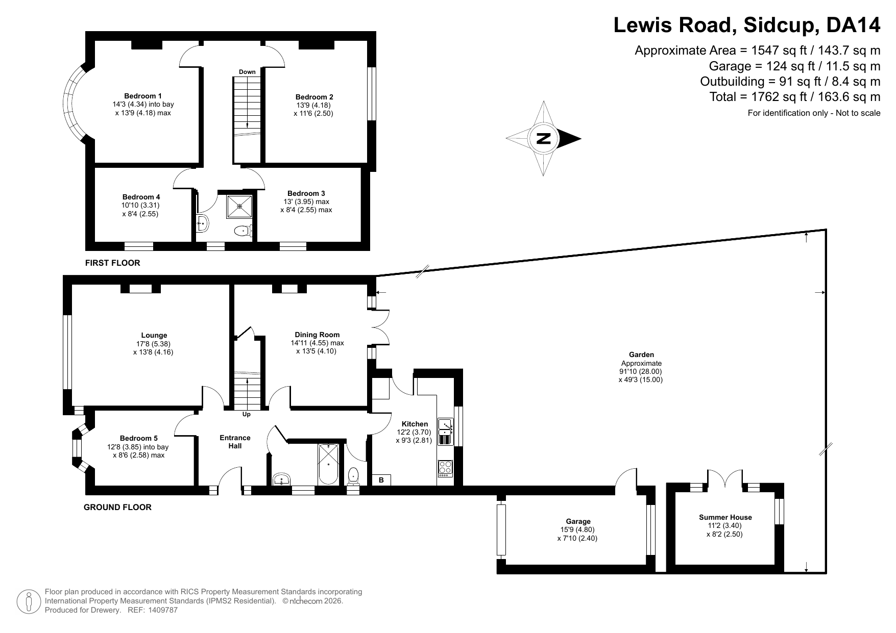 36, Lewis Road, Sidcup floorplan