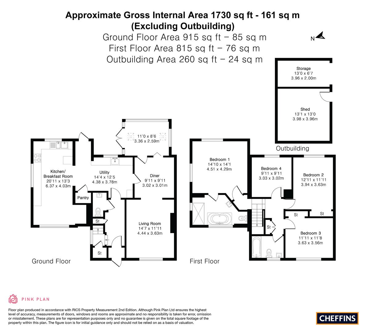 42, The Rookery, Balsham floorplan