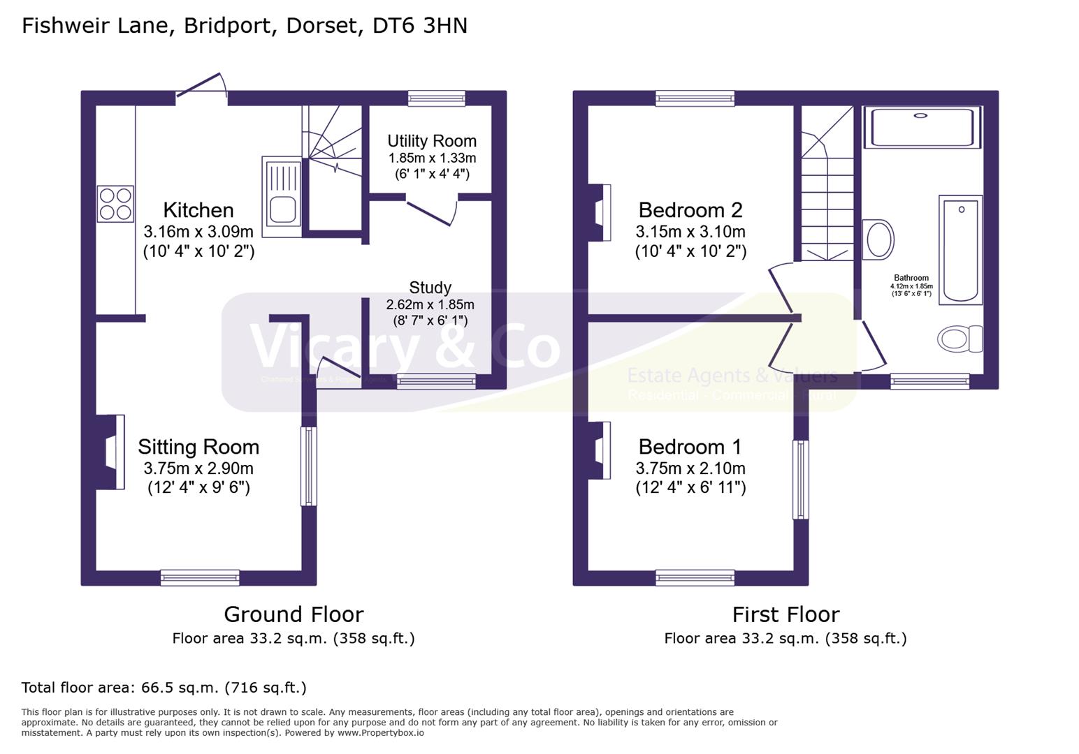 Myrtle Cottage, Fishweir Lane, Bridport floorplan