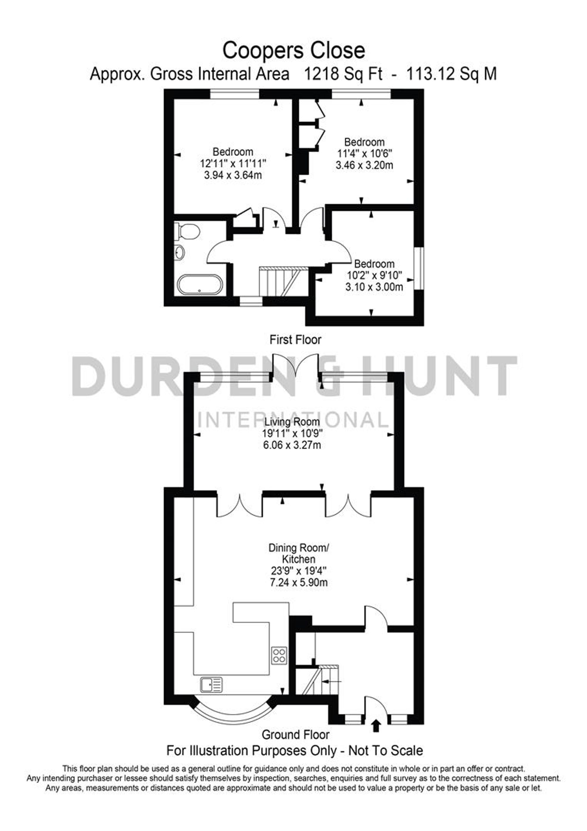 19 Coopers Close, Chigwell floorplan