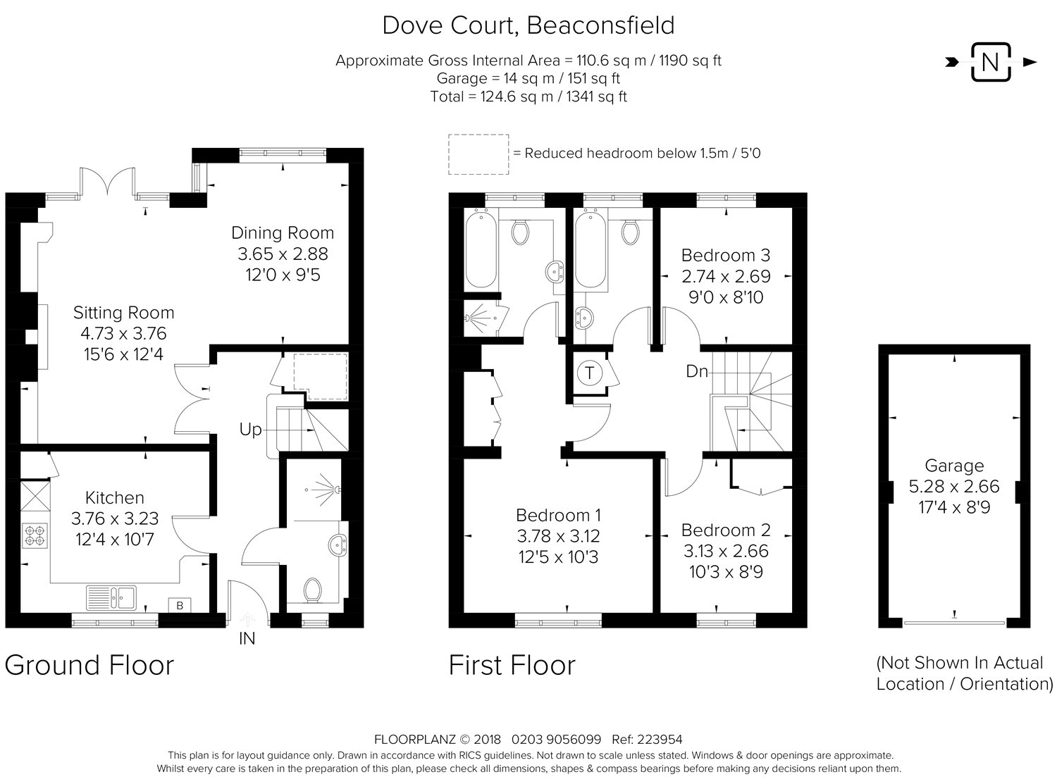 3 Bedrooms Terraced house for sale in Dove Court, Beaconsfield, Buckinghamshire HP9