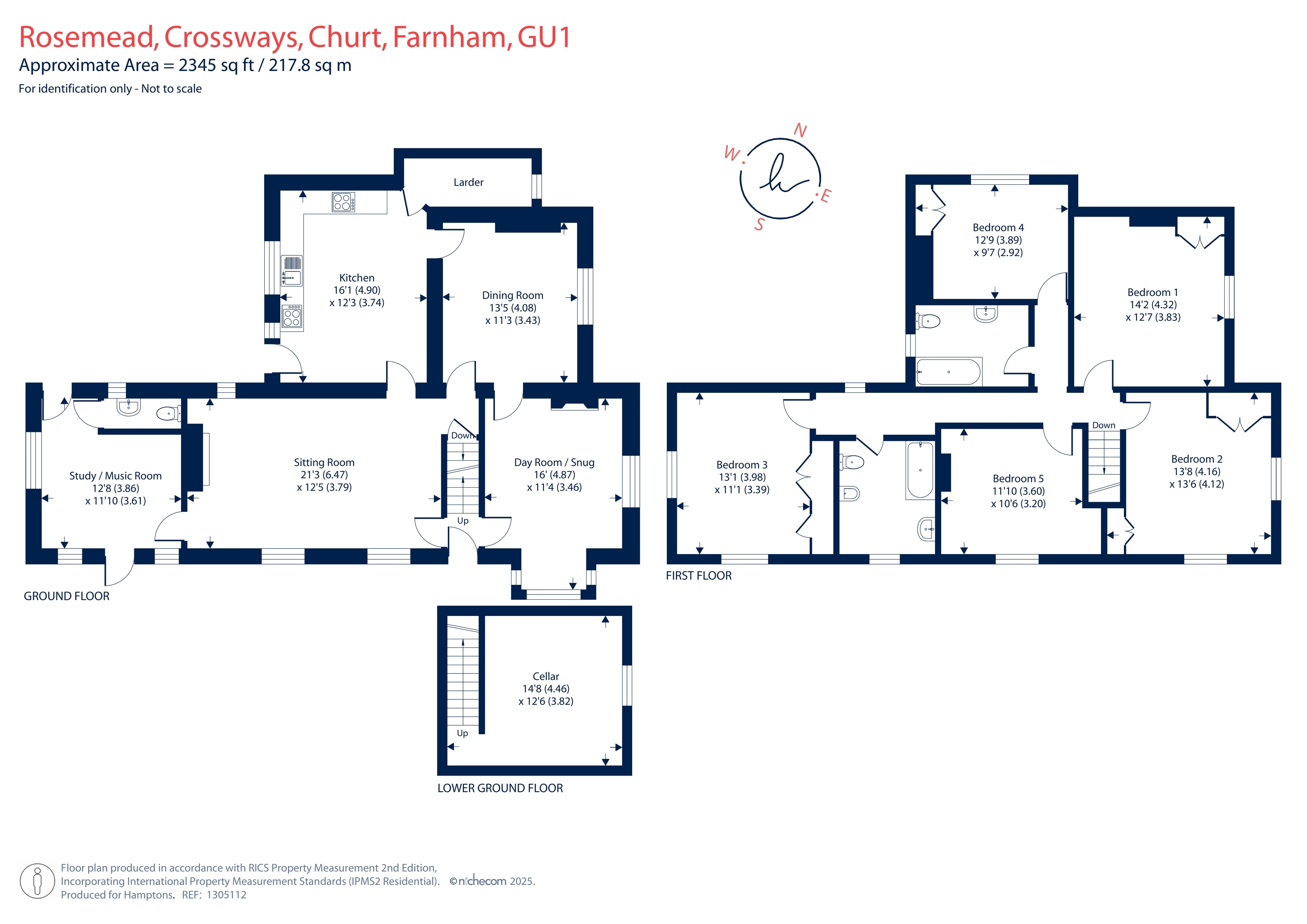 Crossways, Churt, Farnham, GU10 floorplan