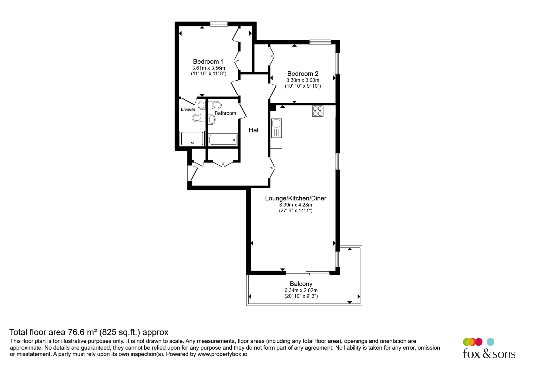 Flat 104, Harlequin Court, Rope Quays, Gosport floorplan
