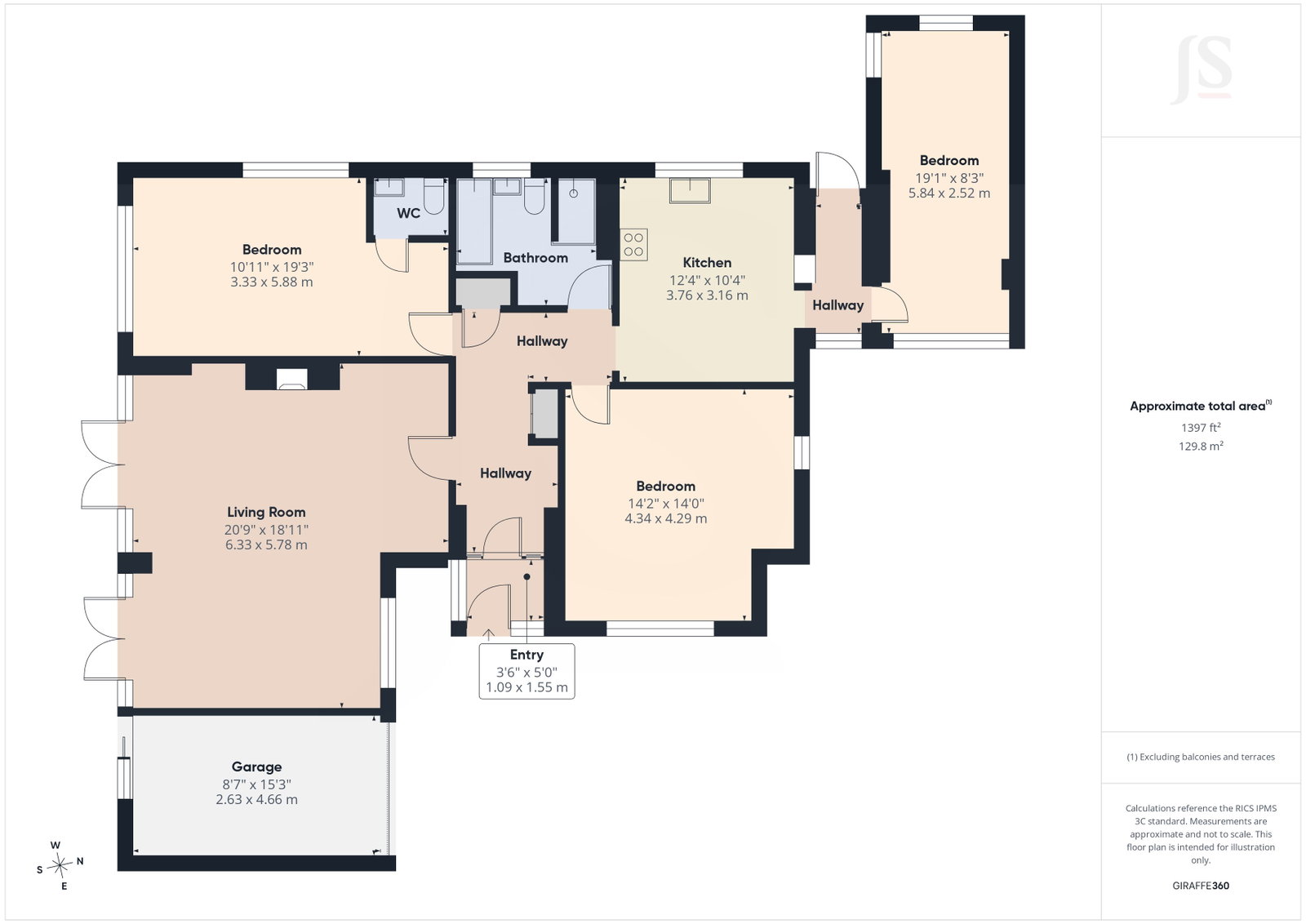 1, Ferring Lane, Worthing floorplan