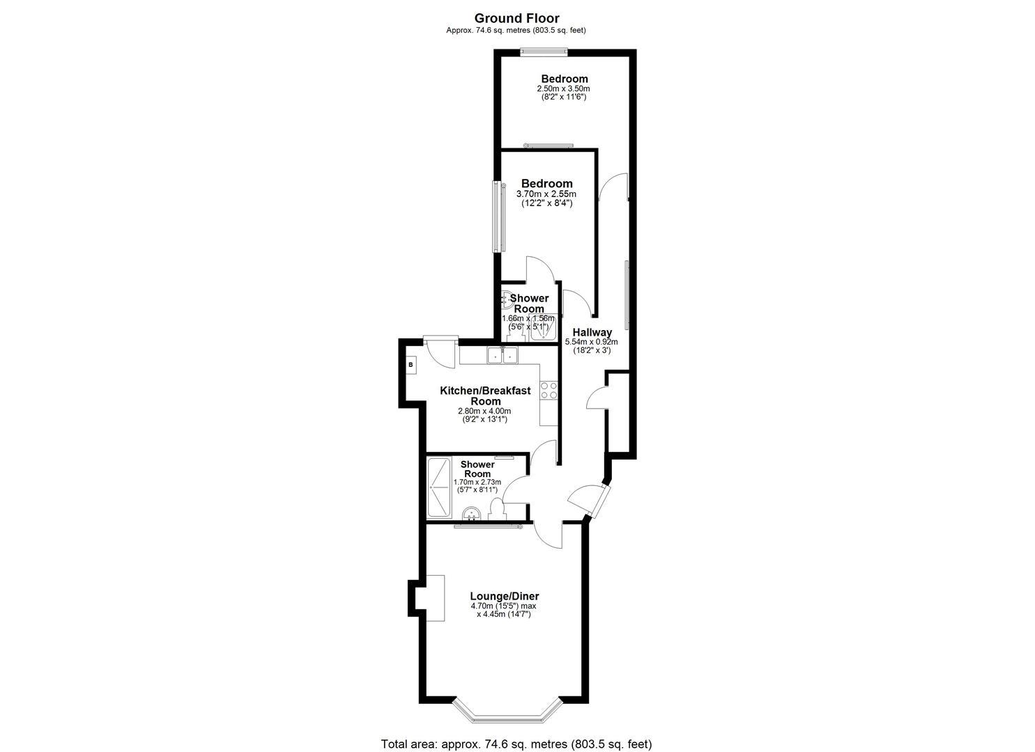 4A/4B, St George's Terrace, Newcastle Upon Tyne floorplan