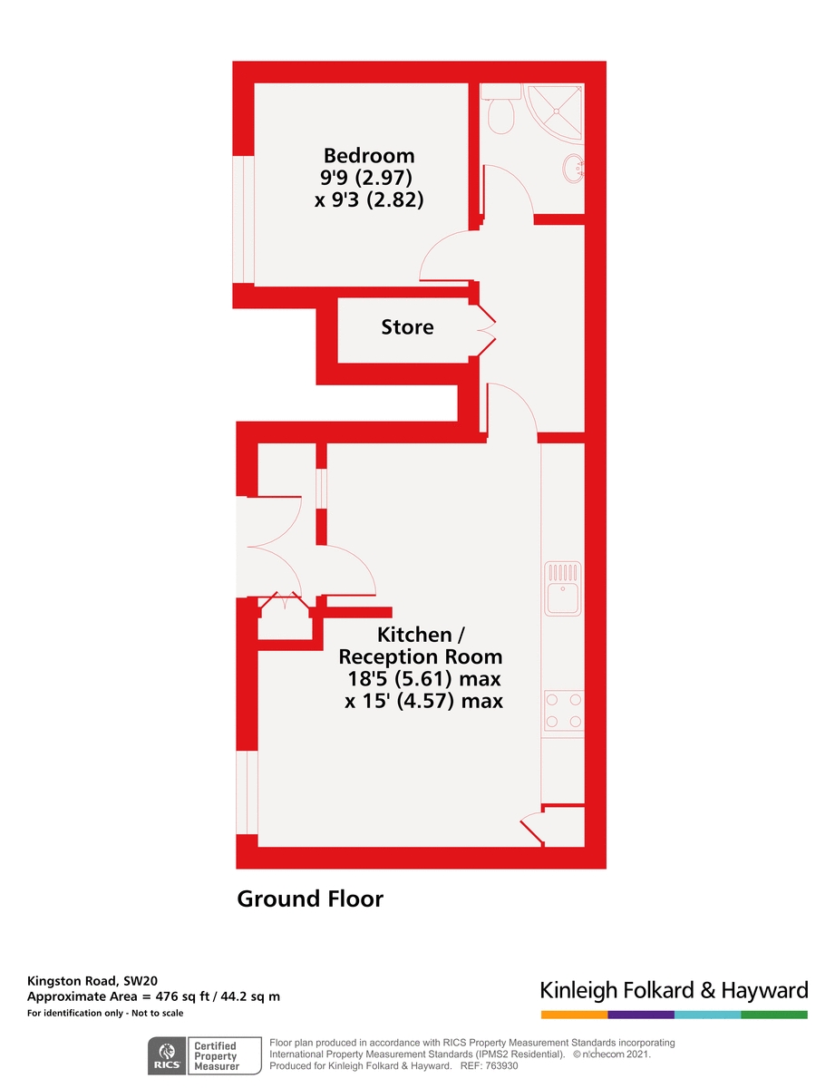 1B, Edna Road, London floorplan