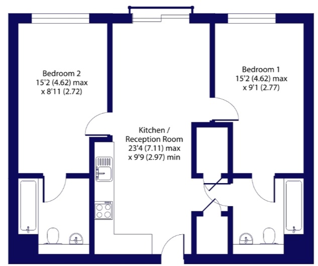 Transmission House, Tib Street floorplan