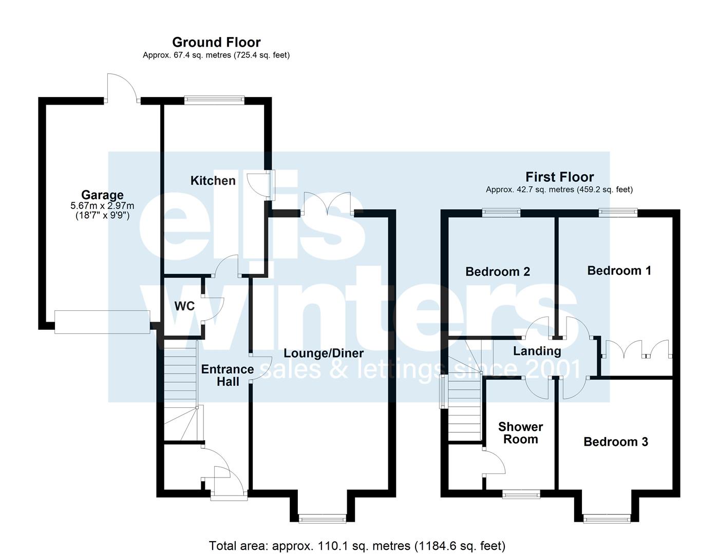 Gardeners Lane, Huntingdon floorplan