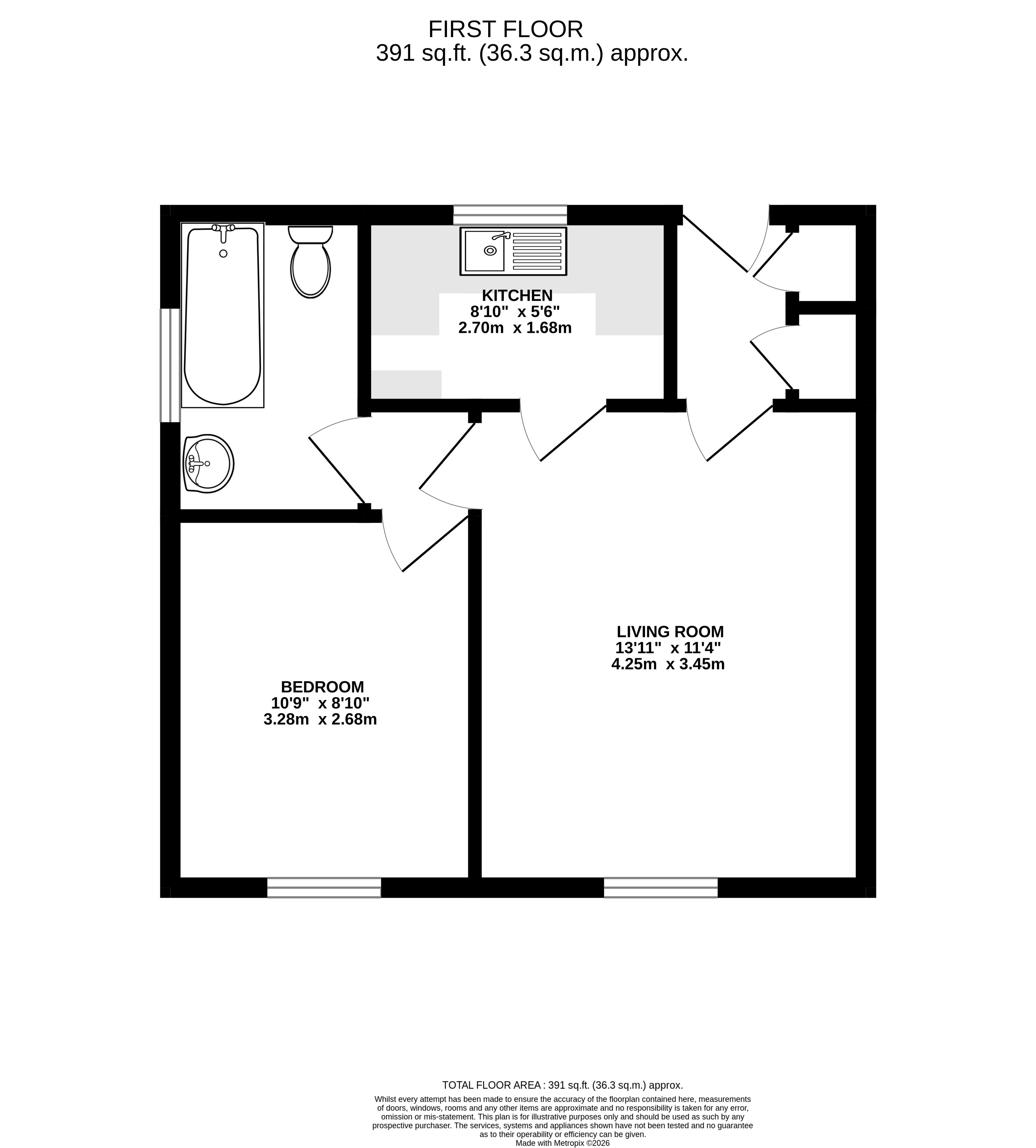 5 Marfield Court, Arbury Road, Cambridge floorplan