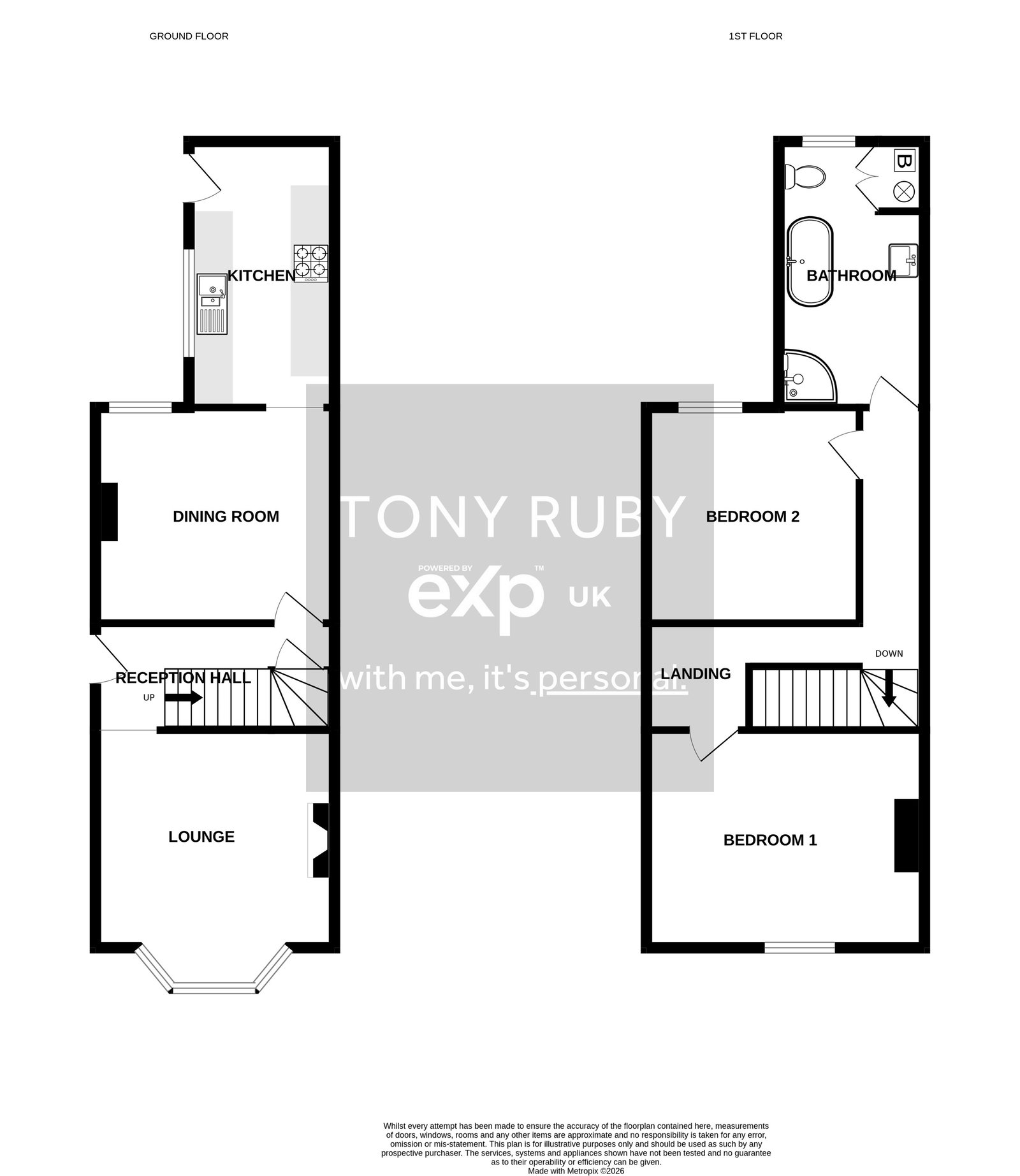 12, Huntingtower Road, Grantham floorplan
