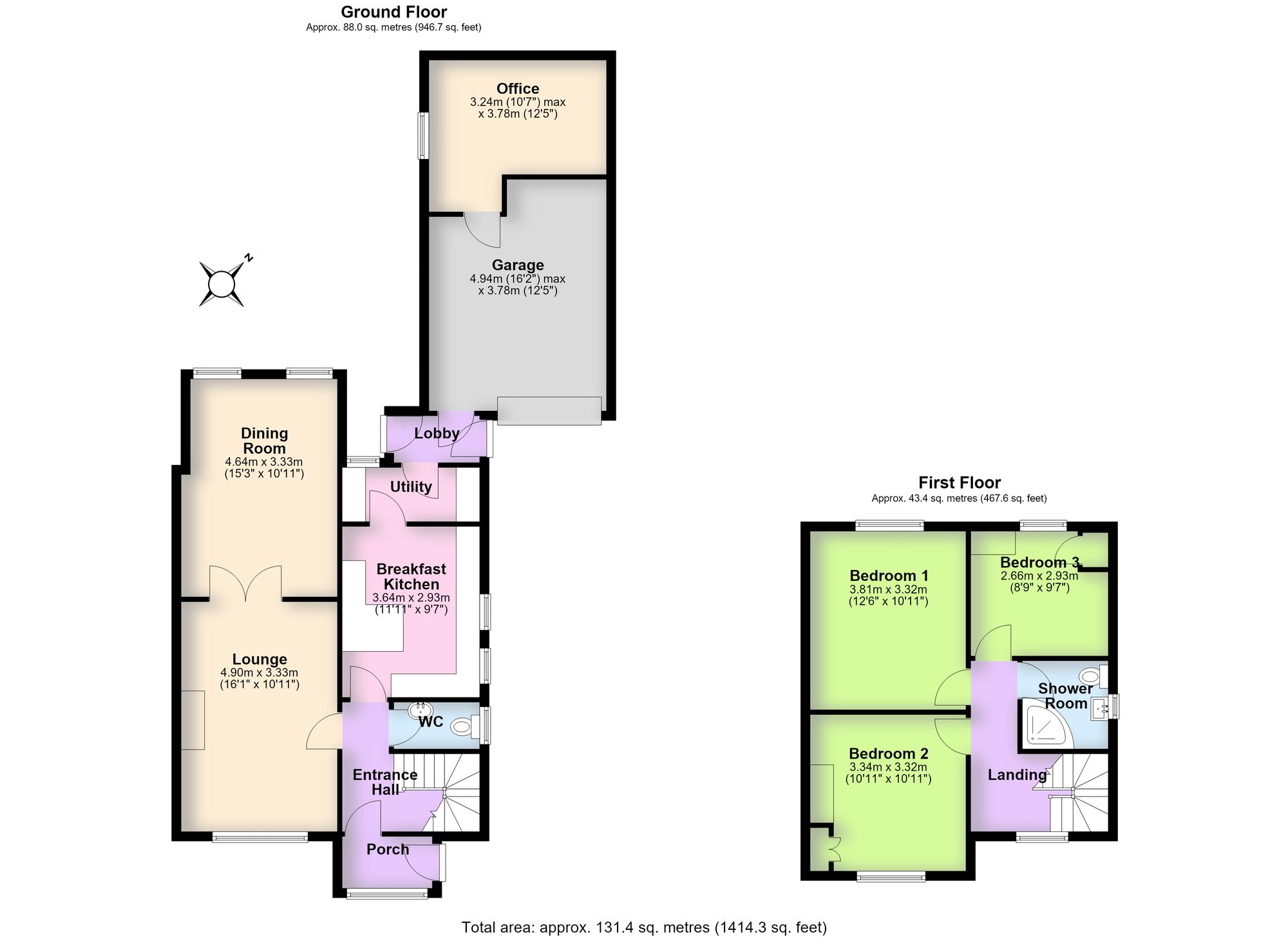 41 Birches Lane, Kenilworth floorplan