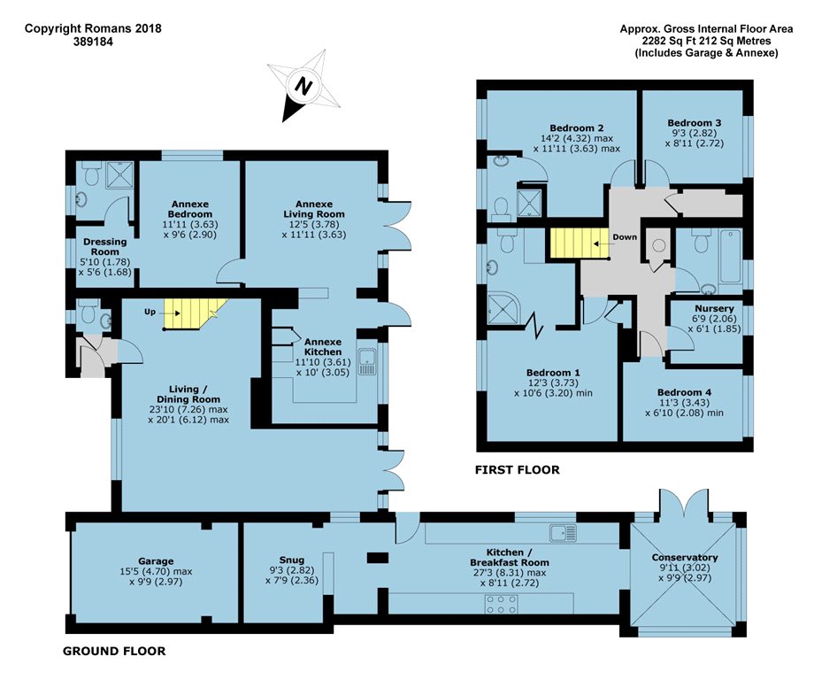 5 Bedrooms Detached house for sale in Kevins Drive, Yateley, Hampshire GU46