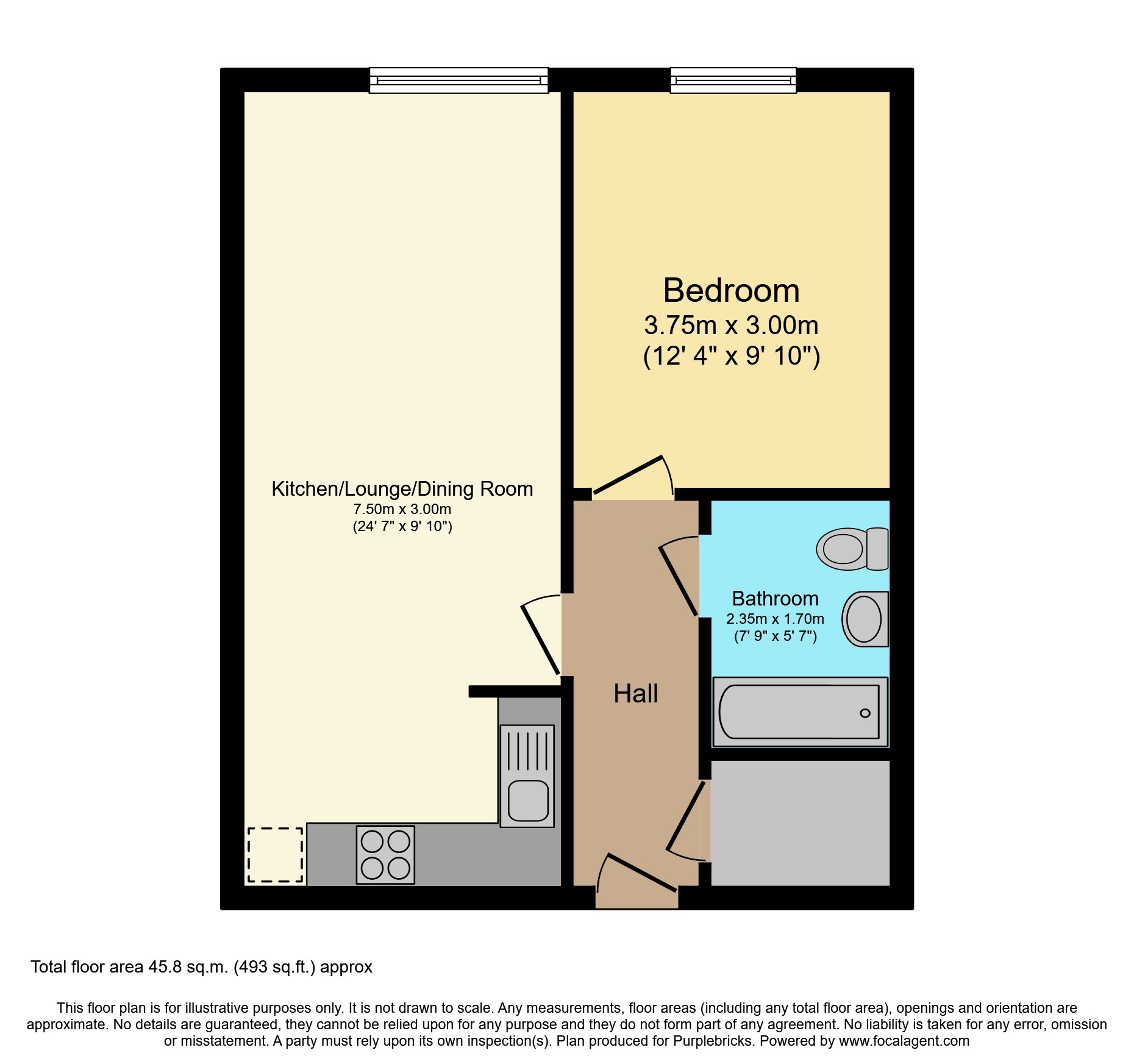 43, Aspects Court, Slough floorplan