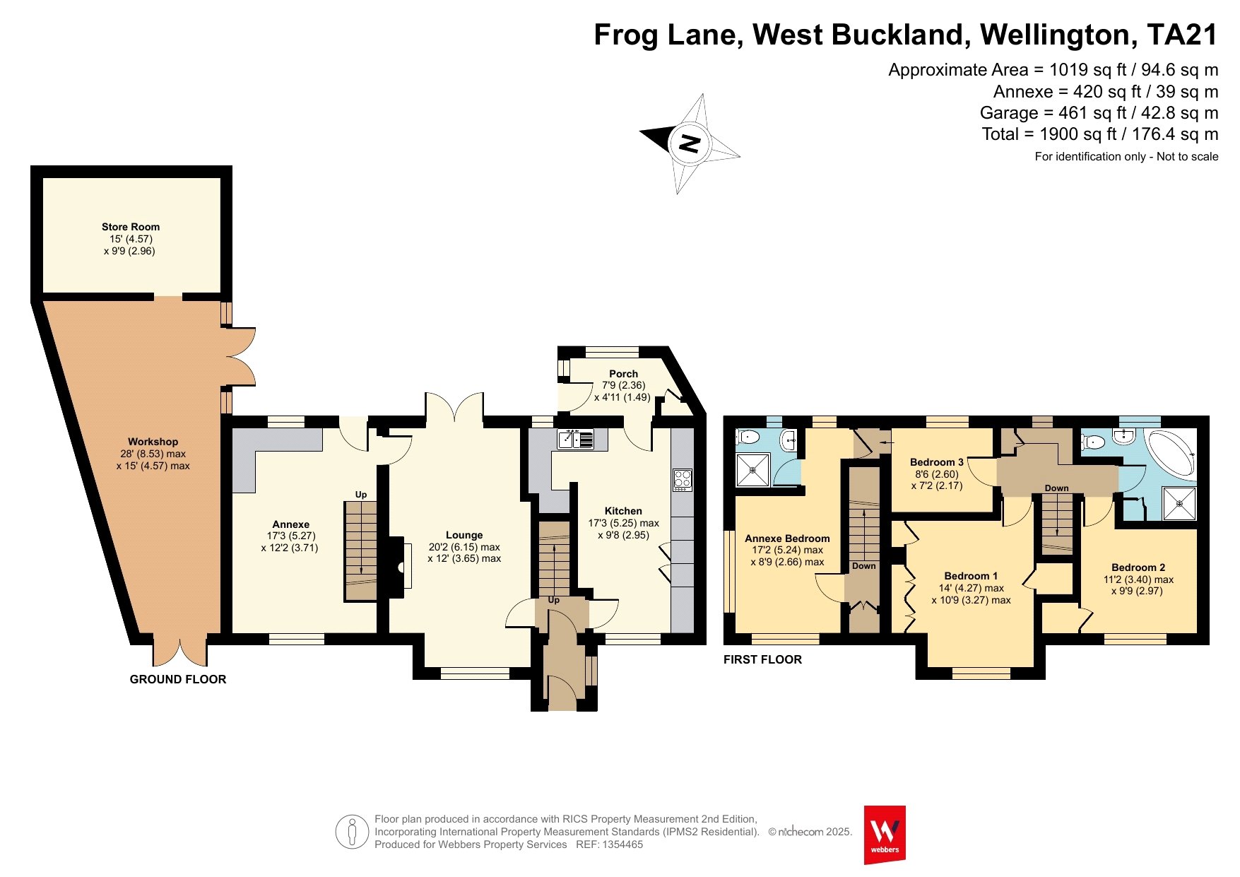 8, Frog Lane, Wellington floorplan