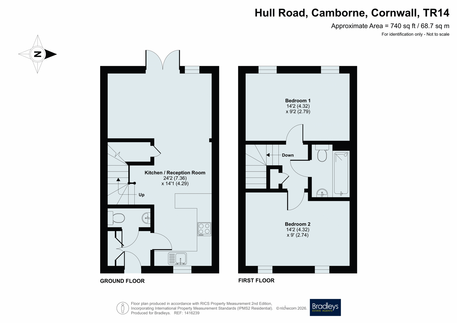 3, Hull Road, Cornwall floorplan