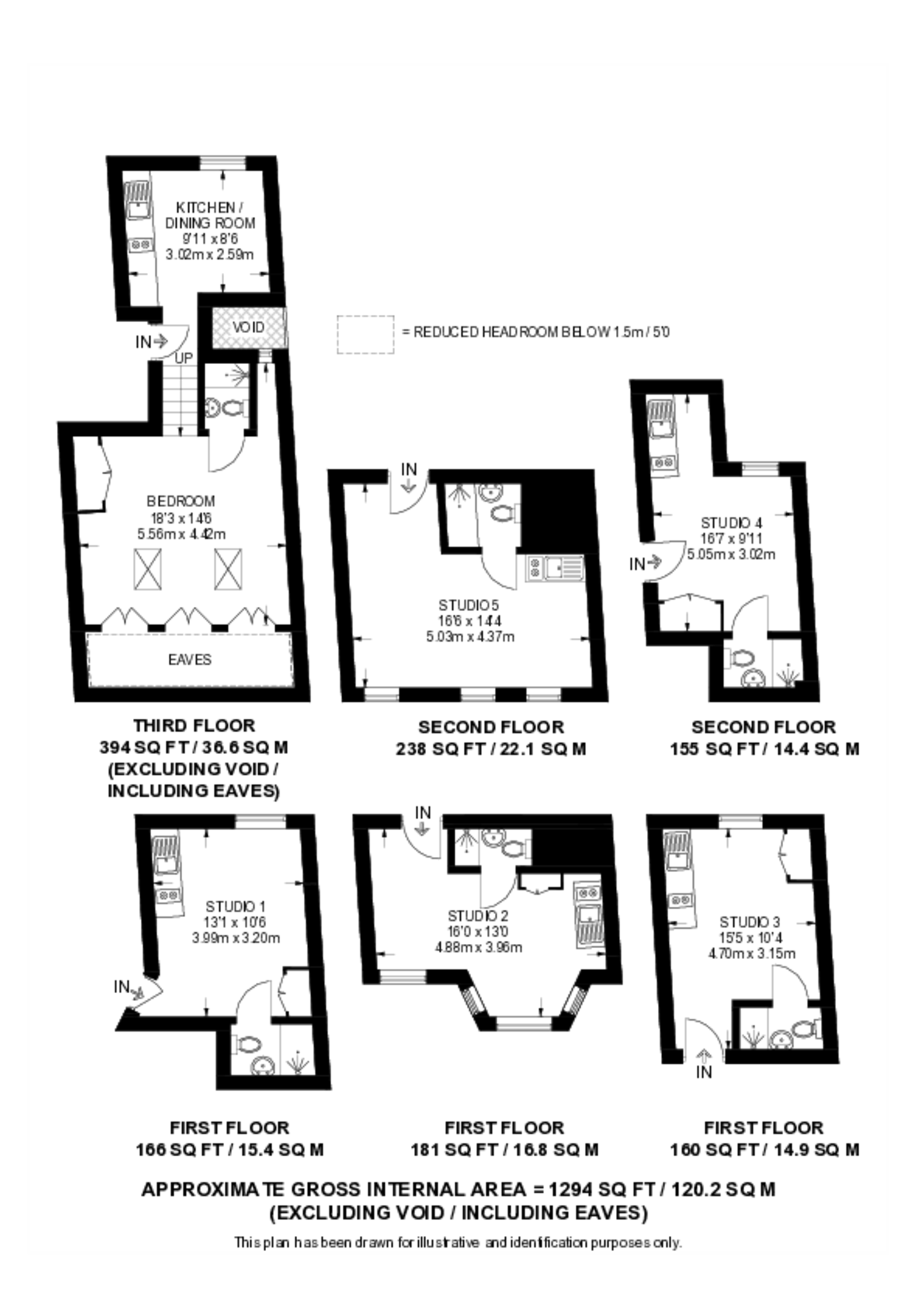 Heyford Avenue, SW8, Oval floorplan