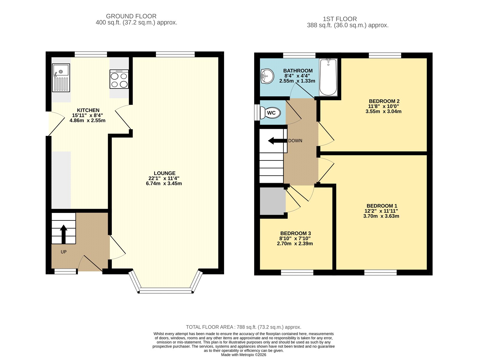 38, Springway Crescent, NE Lincs floorplan