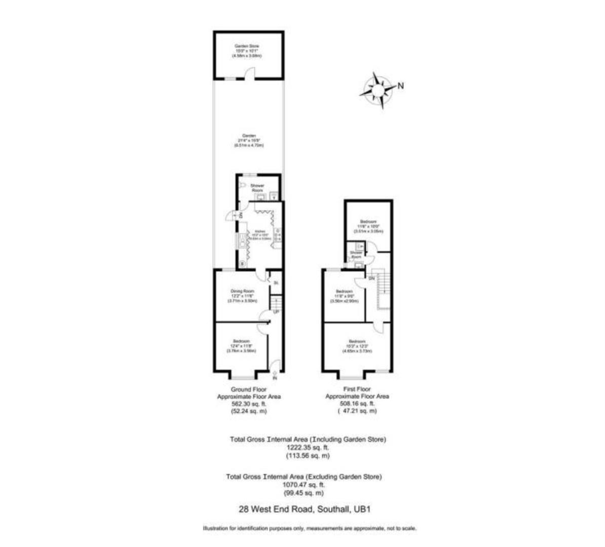 28, West End Road, Southall floorplan