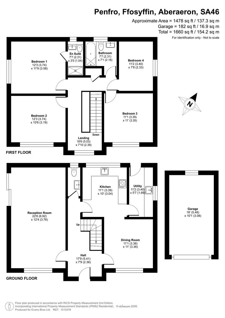 Penfro, Ffosyffin, Aberaeron floorplan