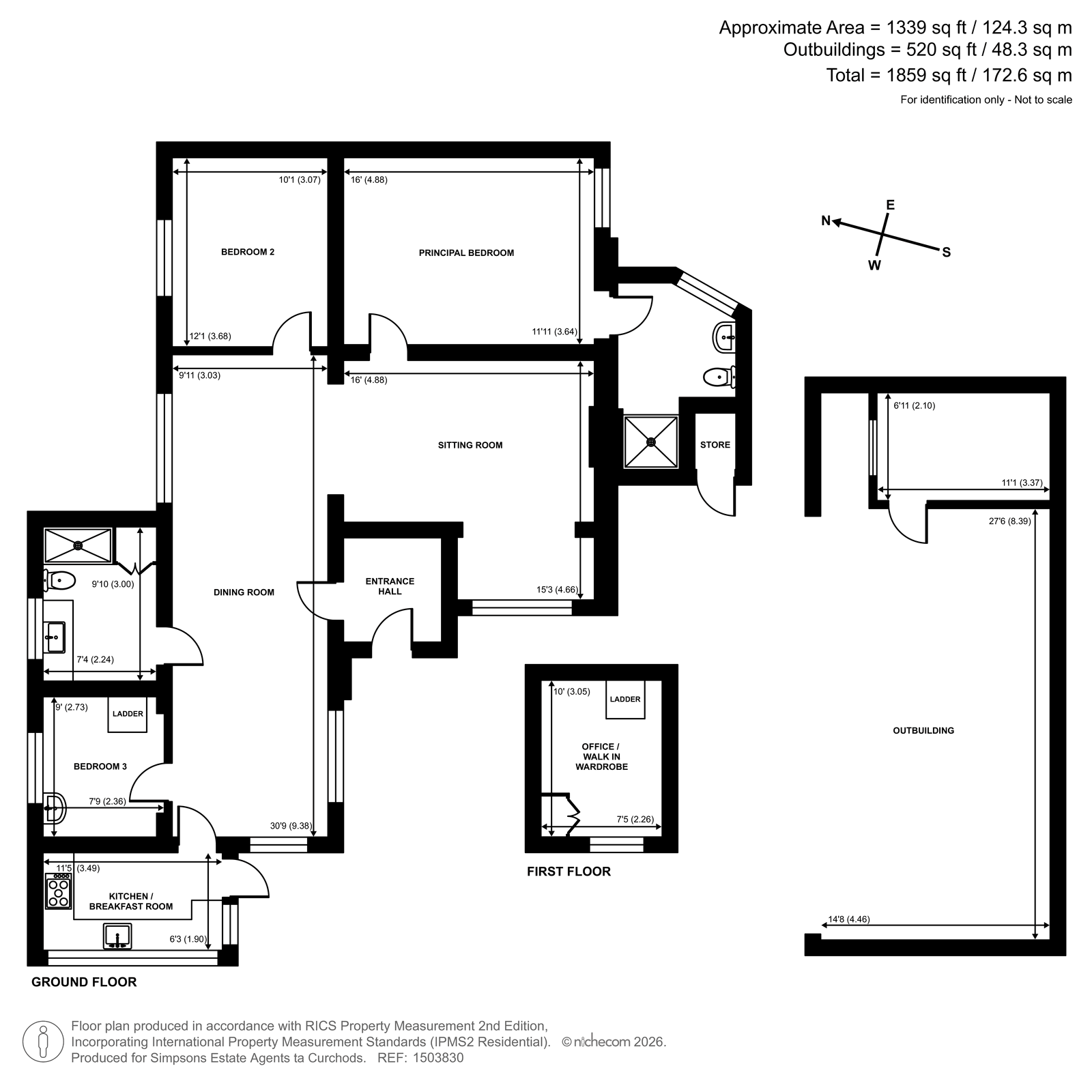 Pains Hill, Cobham floorplan