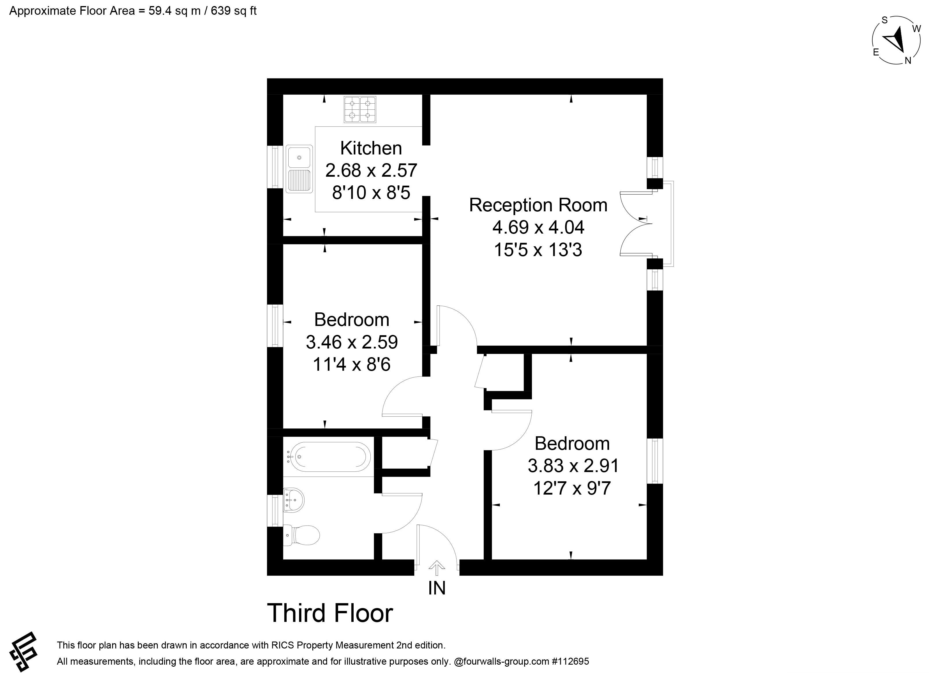 Caspian Way, Purfleet floorplan