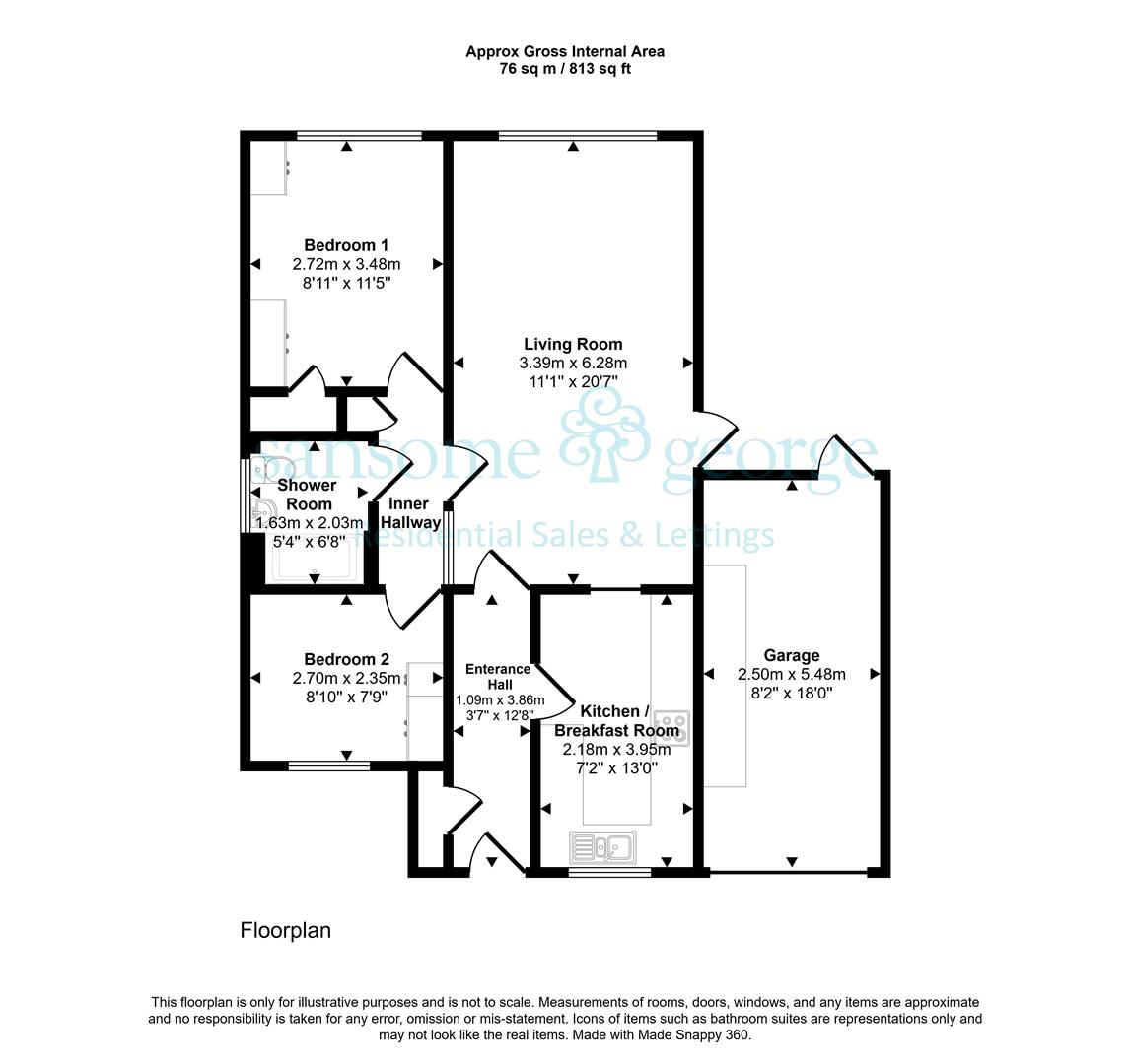 1, Cranmer Close, Reading floorplan