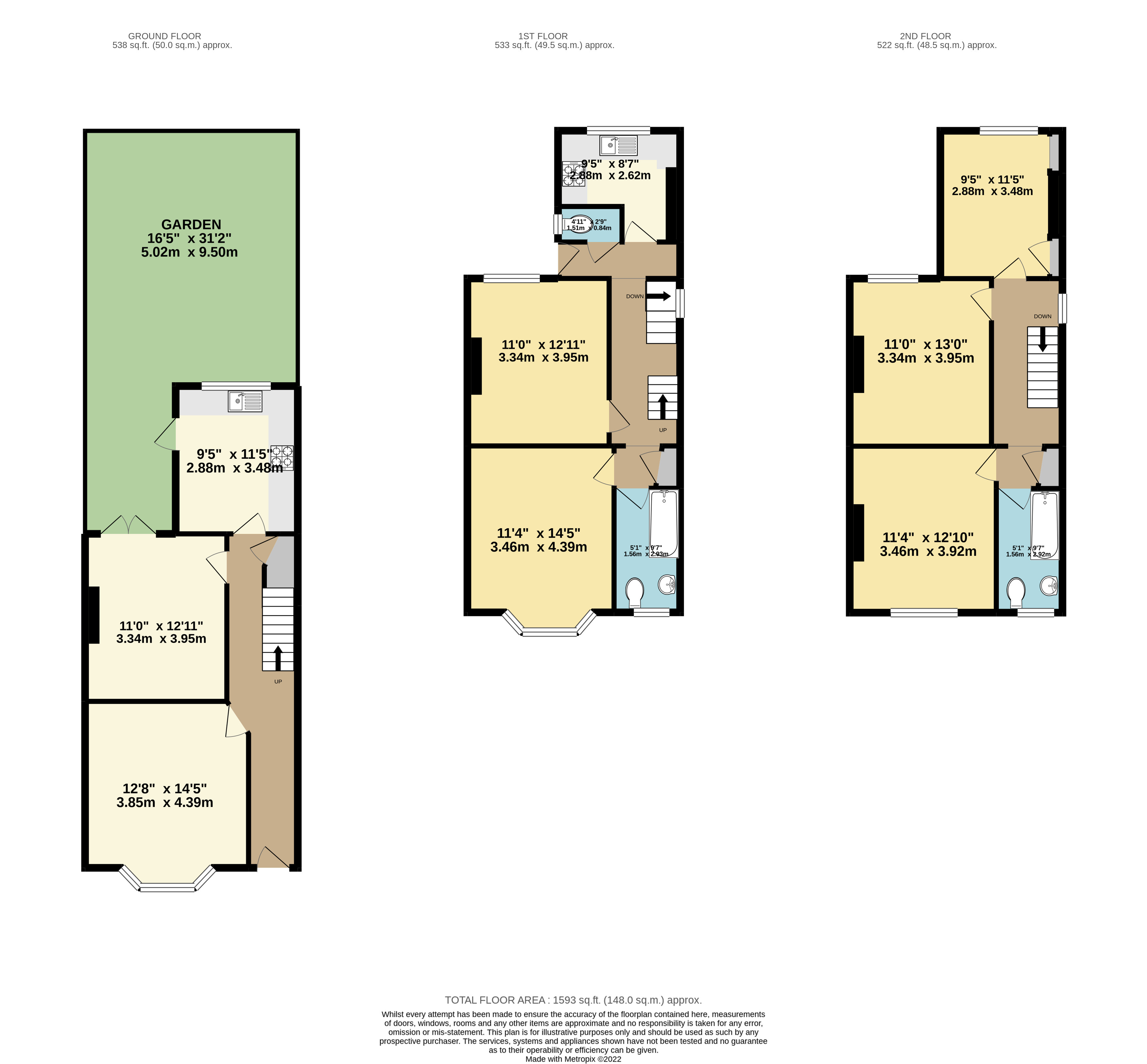 71, Bredgar Road, Islington, North London, Archway  floorplan