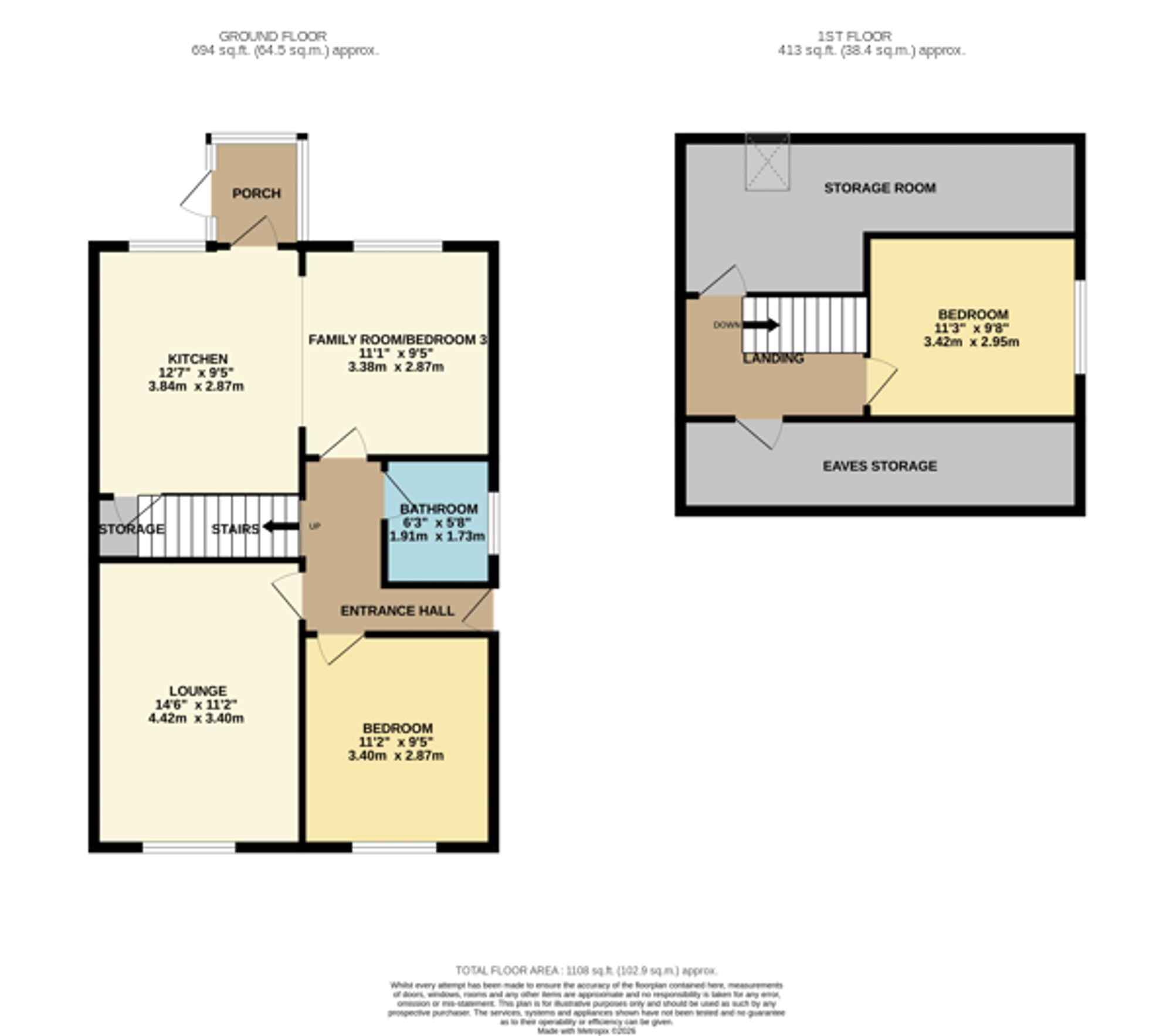 19 Melrose Road, Bolton floorplan