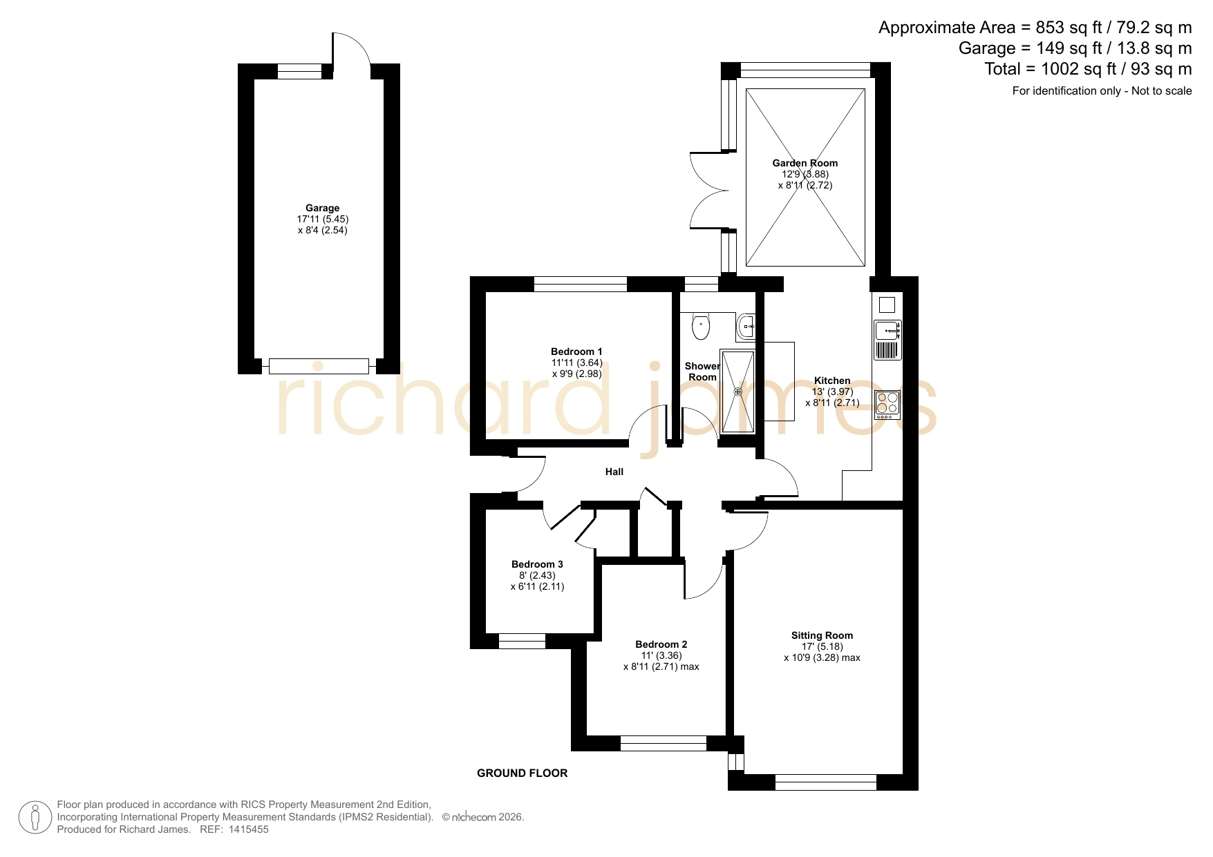 7, Cardigan Close, Swindon floorplan
