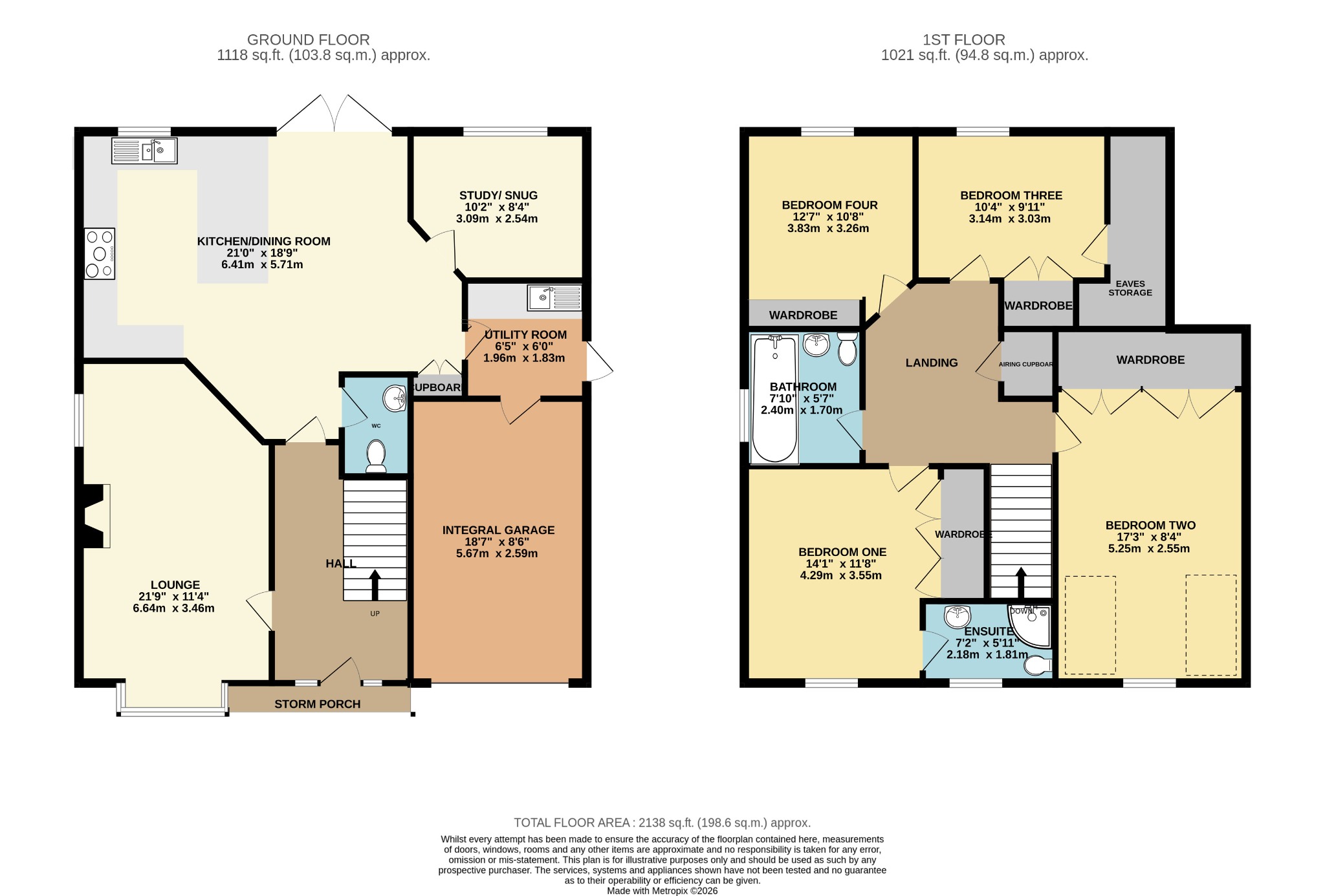 8 Steggles Close, Woodley, Berkshire floorplan